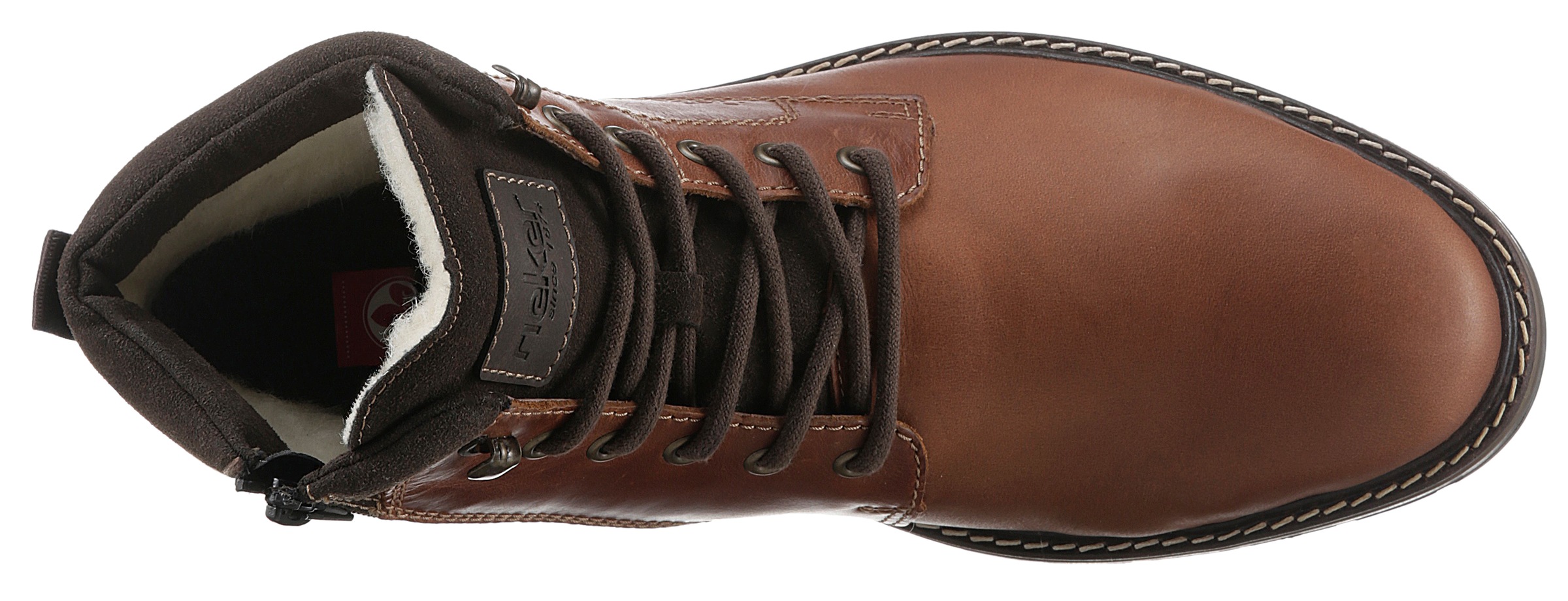 Rieker Winterstiefelette, Schnürstiefel, Business Schuh mit wasserabweisender TEX-Membran