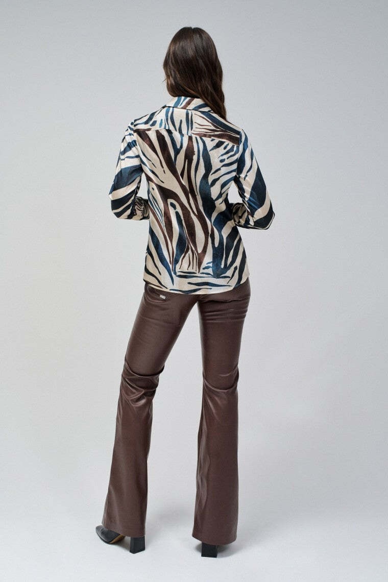 Salsa Langarmbluse »Salsa Jeans Langarmbluse Satin Basic Shirt«