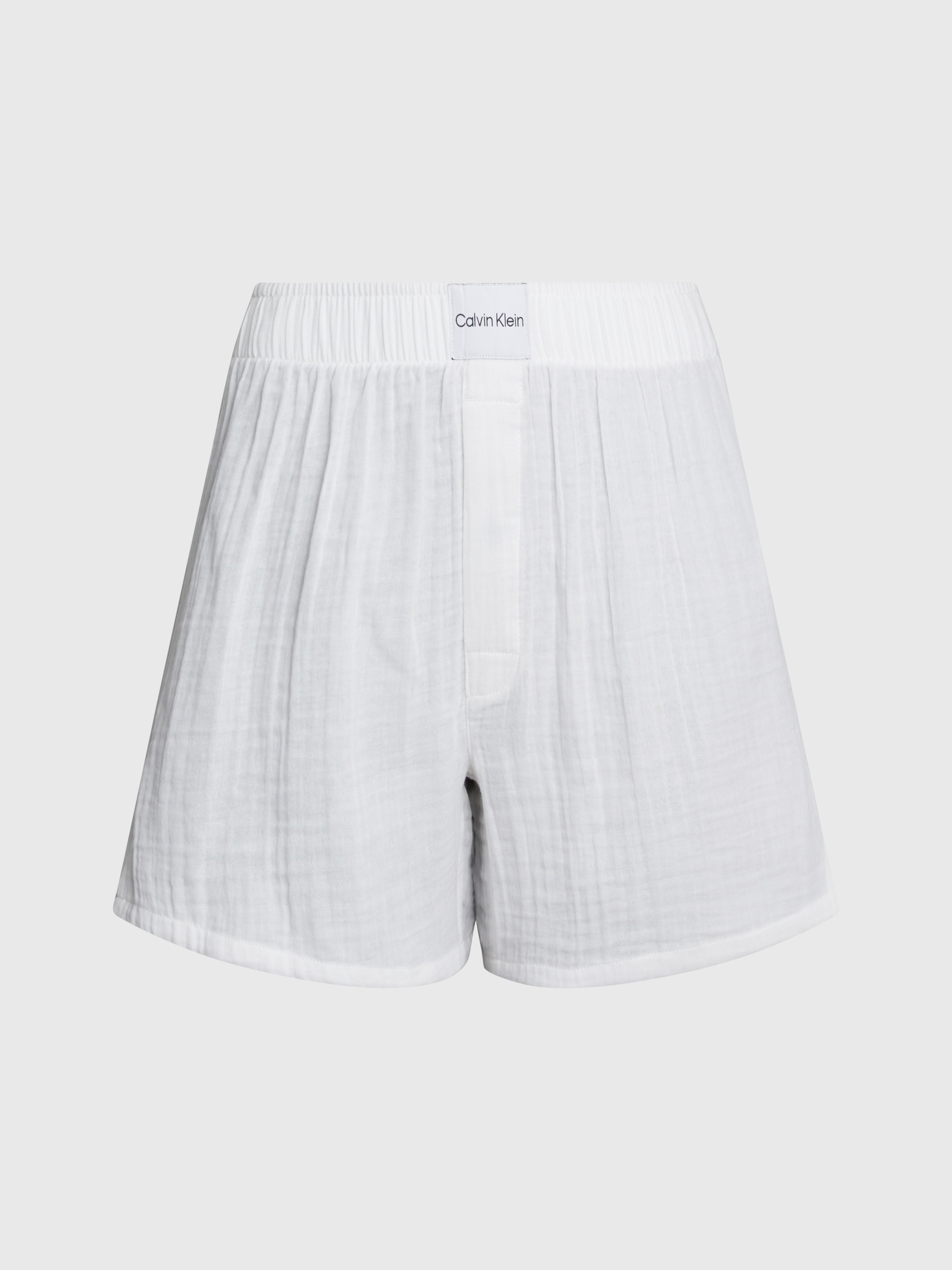 Calvin Klein Underwear Schlafshorts »BOXER SLIM« mit Markenlabel auf dem Bund