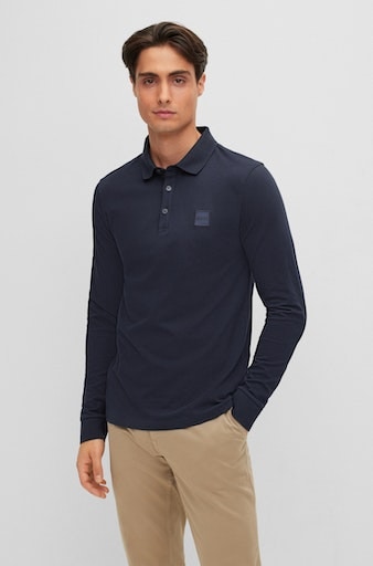 BOSS ORANGE Poloshirt »Passerby Perlmuttoptikknöpfen | online Kragen 01«, am kaufen Jelmoli-Versand 10242645 mit