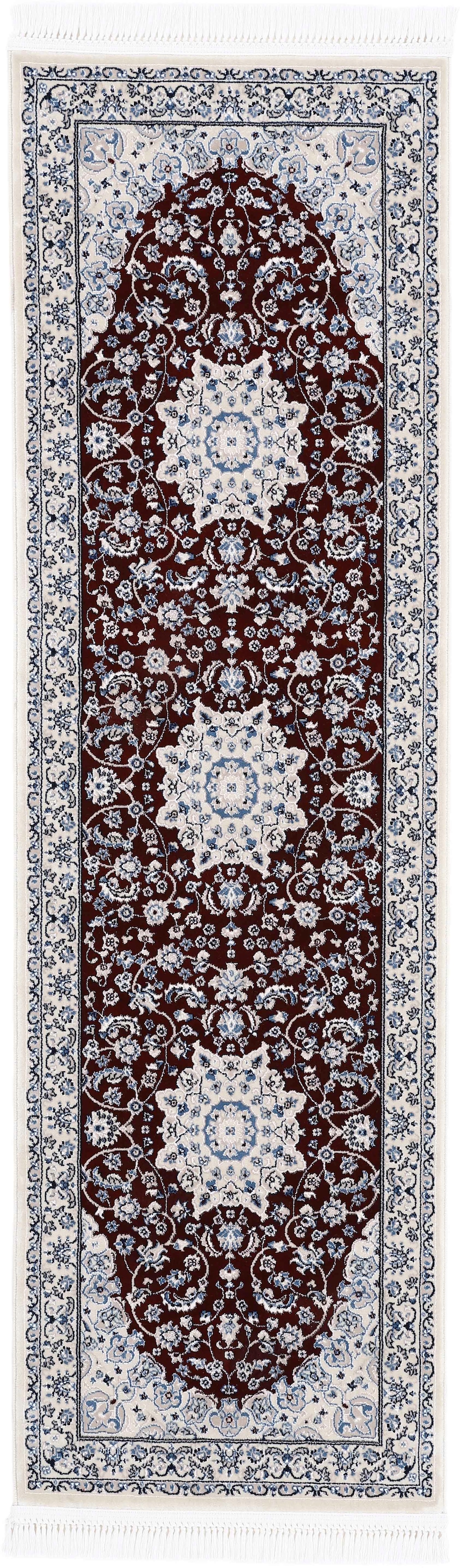 carpetfine Läufer »Nain Diane«, rechteckig, 8 mm Höhe, Kurzflorteppich, Orient Look