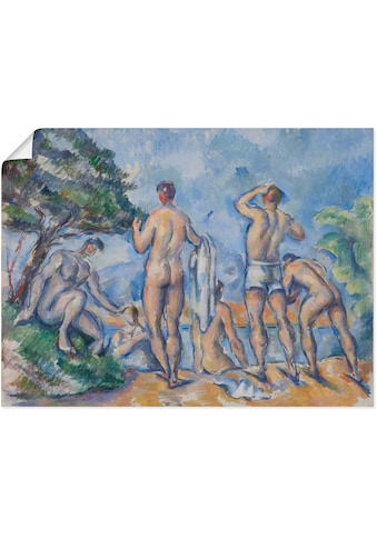 Kunstdruck »Badende. 1890-92«, Erotische Bilder, (1 St.)