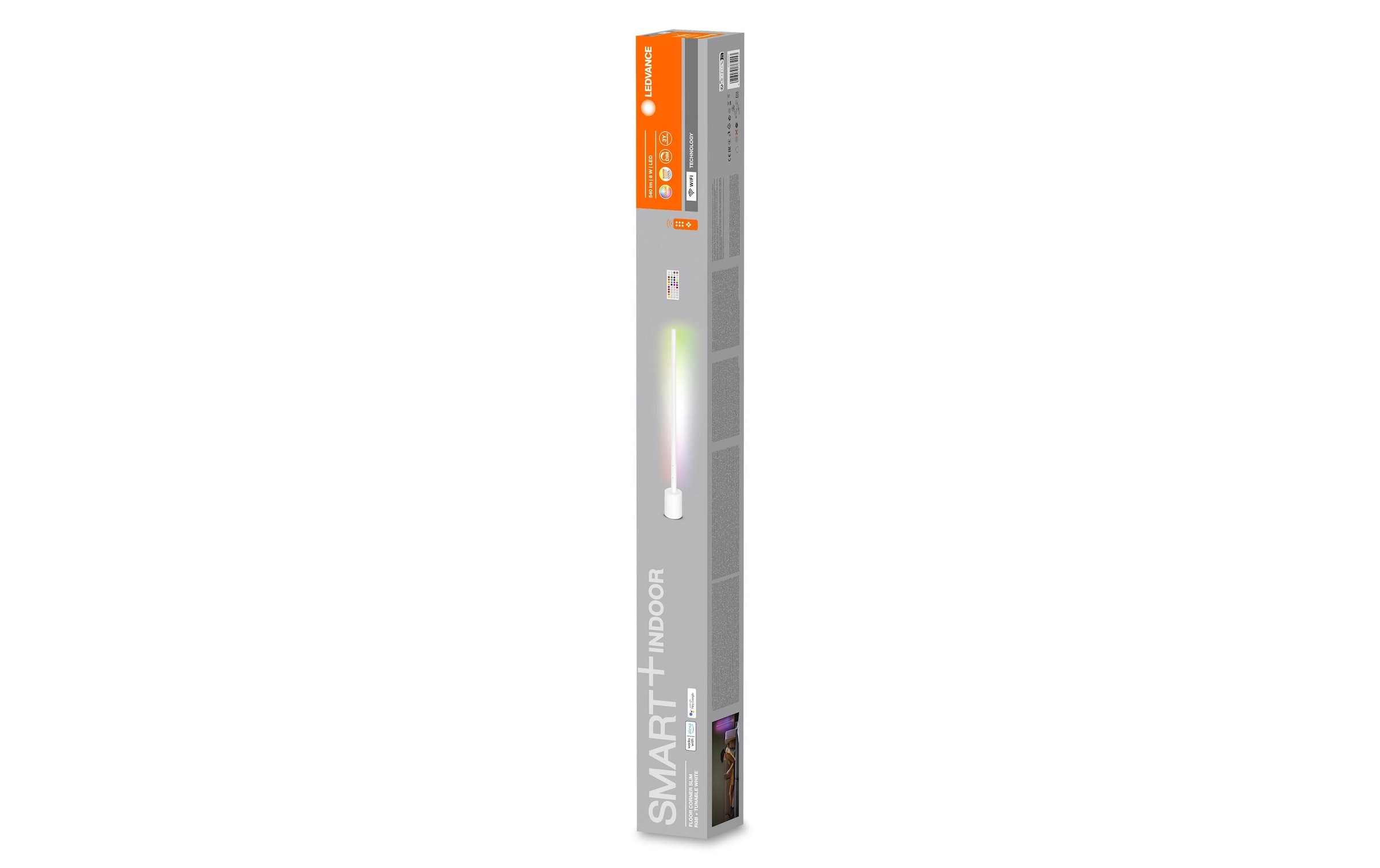 LED Stehlampe »Smart+ Floor Corner Slim, 80 cm, Weiss«, 1 flammig-flammig