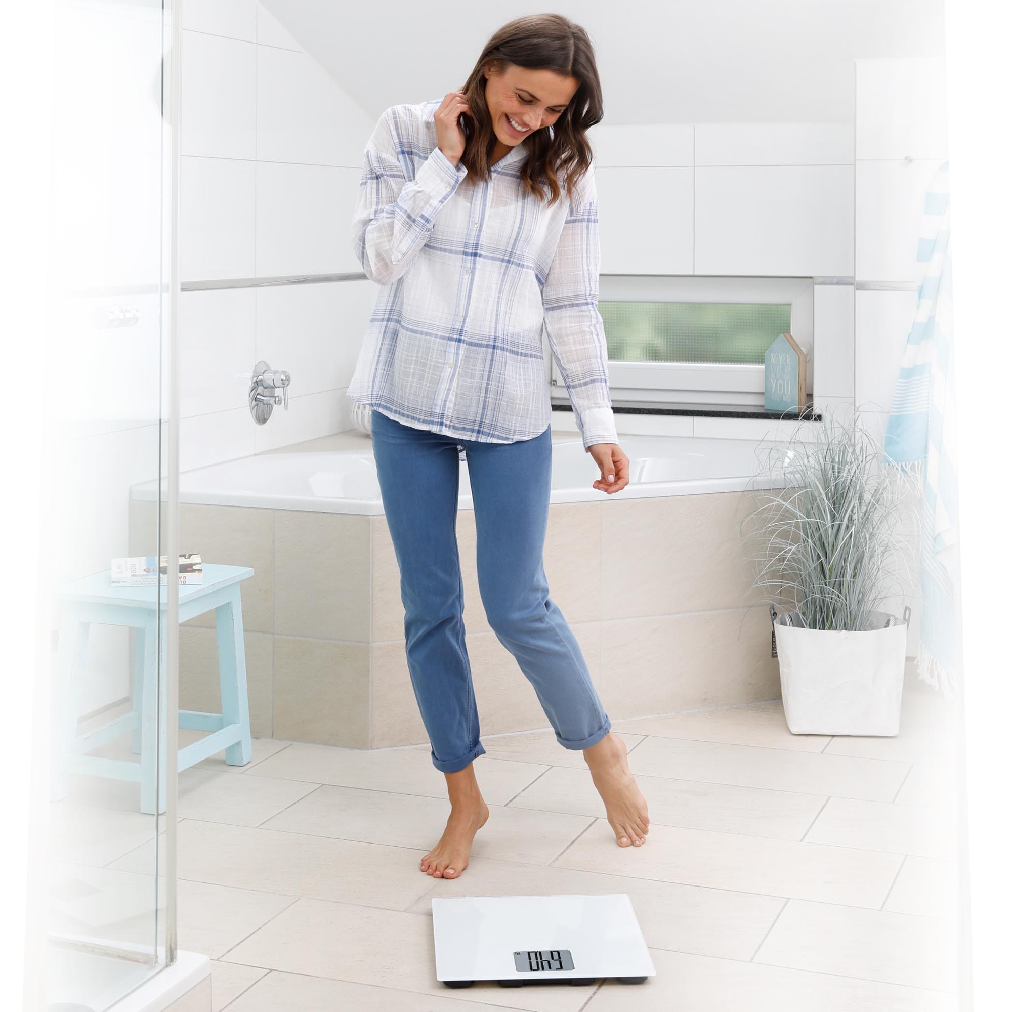 Medisana Personenwaage »PS 470 XL«, Extra grosses LCD-Display mit grossen Ziffern, Tragkraft 250 kg