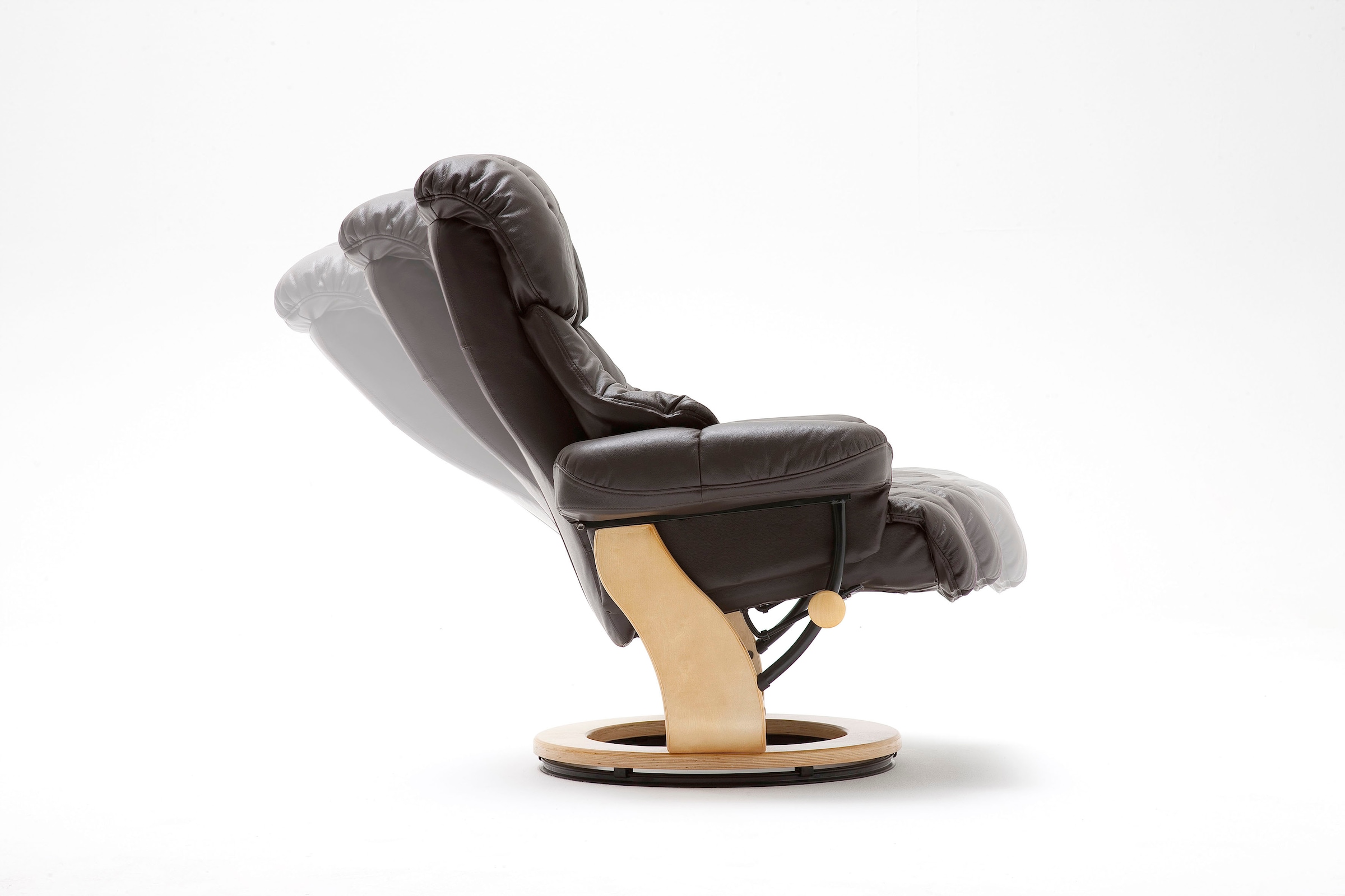 MCA furniture Relaxsessel »Calgary«, Fernsehsessel XXL 360°drehbar inkl. Hocker, belastbar bis 180 kg