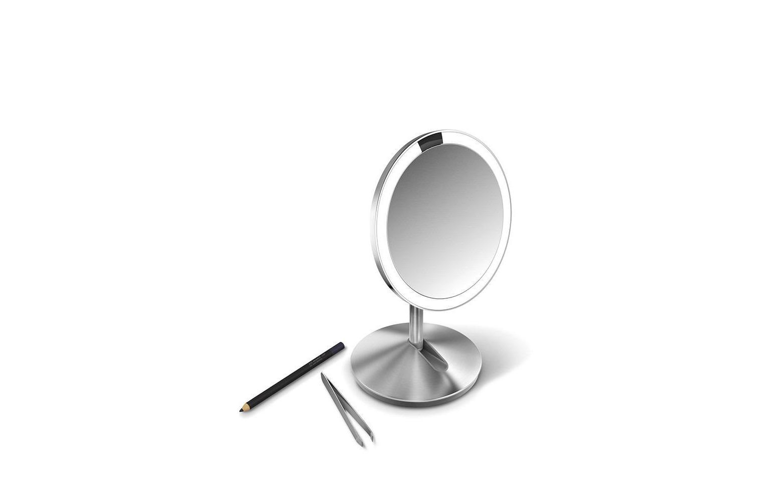 simplehuman Kosmetikspiegel »mit Sensor 12 cm Silberfarben«