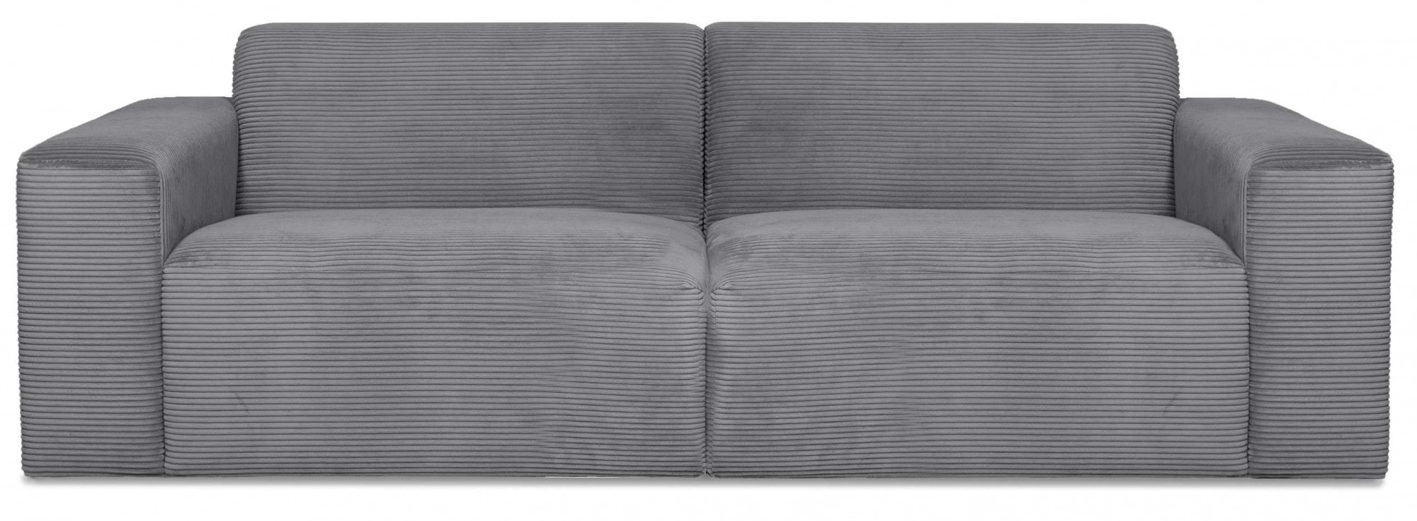 INOSIGN 3-Sitzer »Koa, 228 cm, Modulsofa in Webstoff, Cord«, Designsofa, weicher Lounge-Sitzkomfort, Welleunterfederung, bodentief