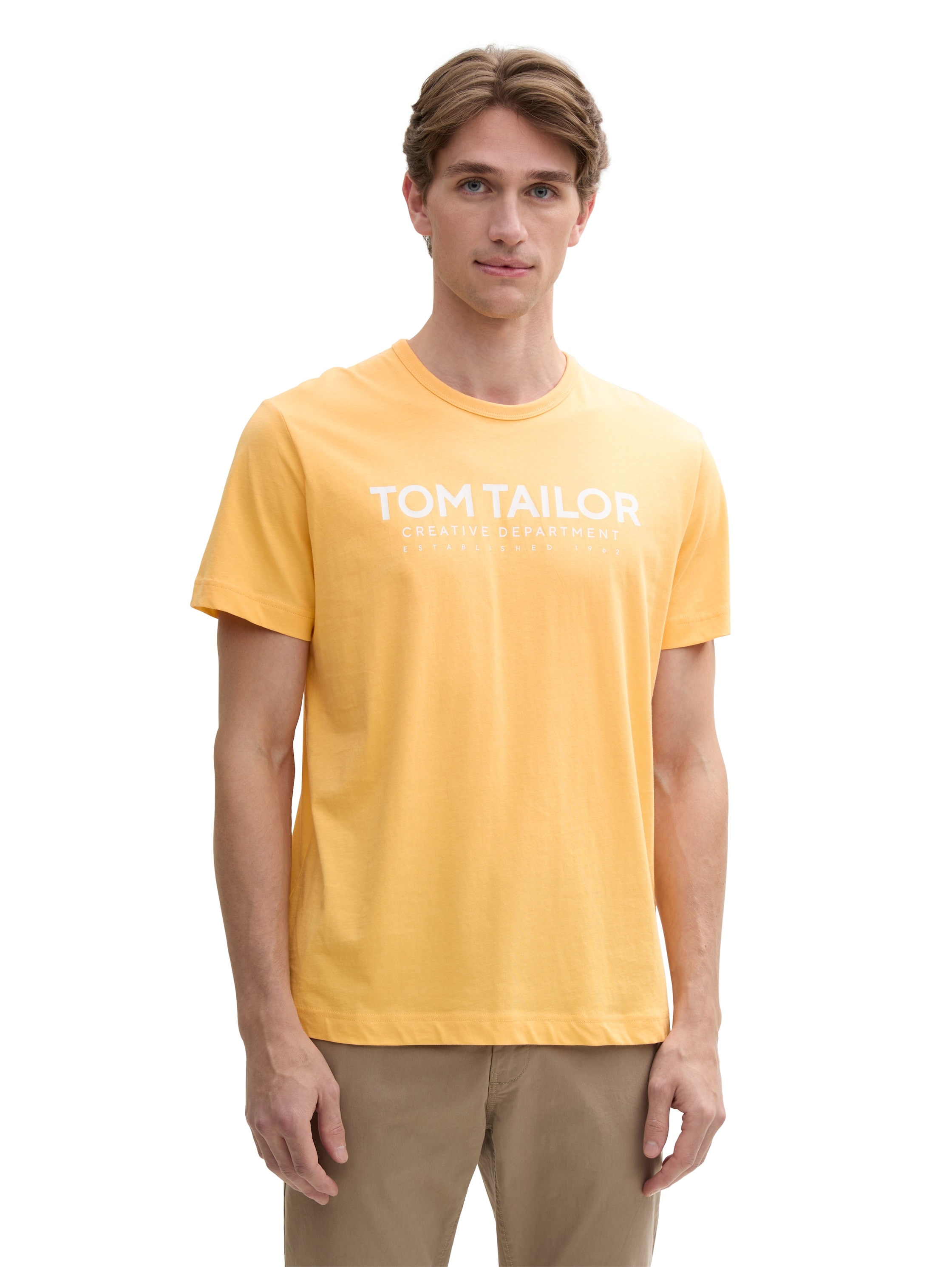 TOM TAILOR Rundhalsshirt, mit Logoprint