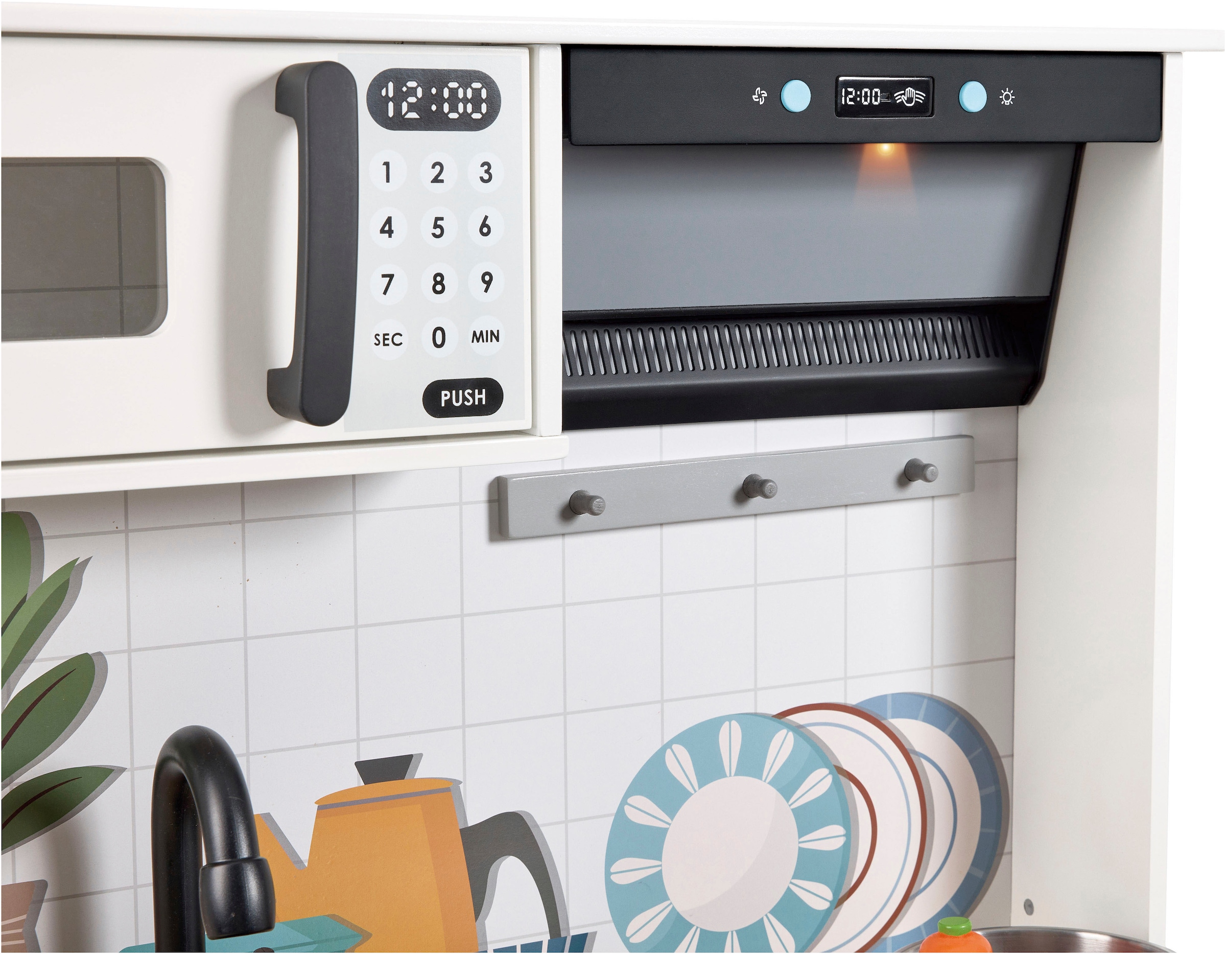 Hape Spielküche »Moderne Smart-Home-Küche«, mit Licht- & Soundeffekt