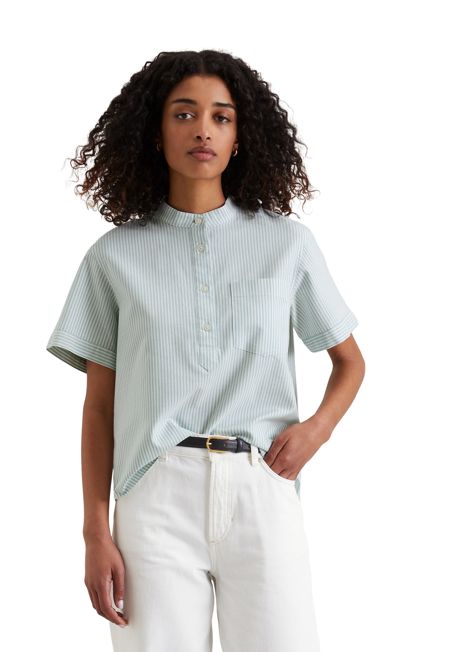 Marc O'Polo DENIM Kurzarmbluse