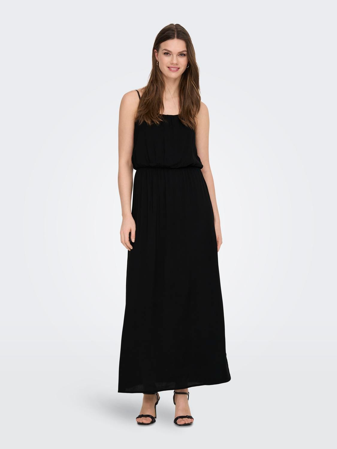 ONLY Maxikleid »ONLNOVA LIFE VIS STRAP MAXI DRESS SOLID«