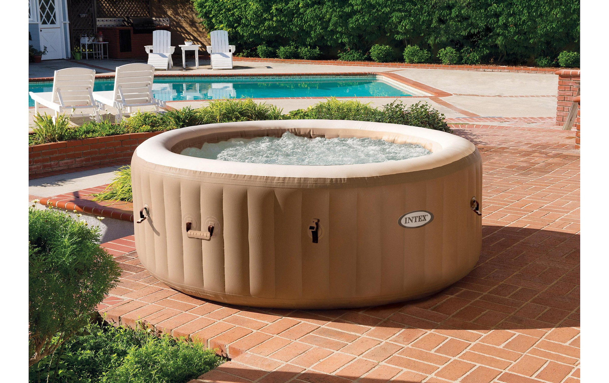 Intex Whirlpool »PureSpa Bubble Massage, Ø 196 cm«