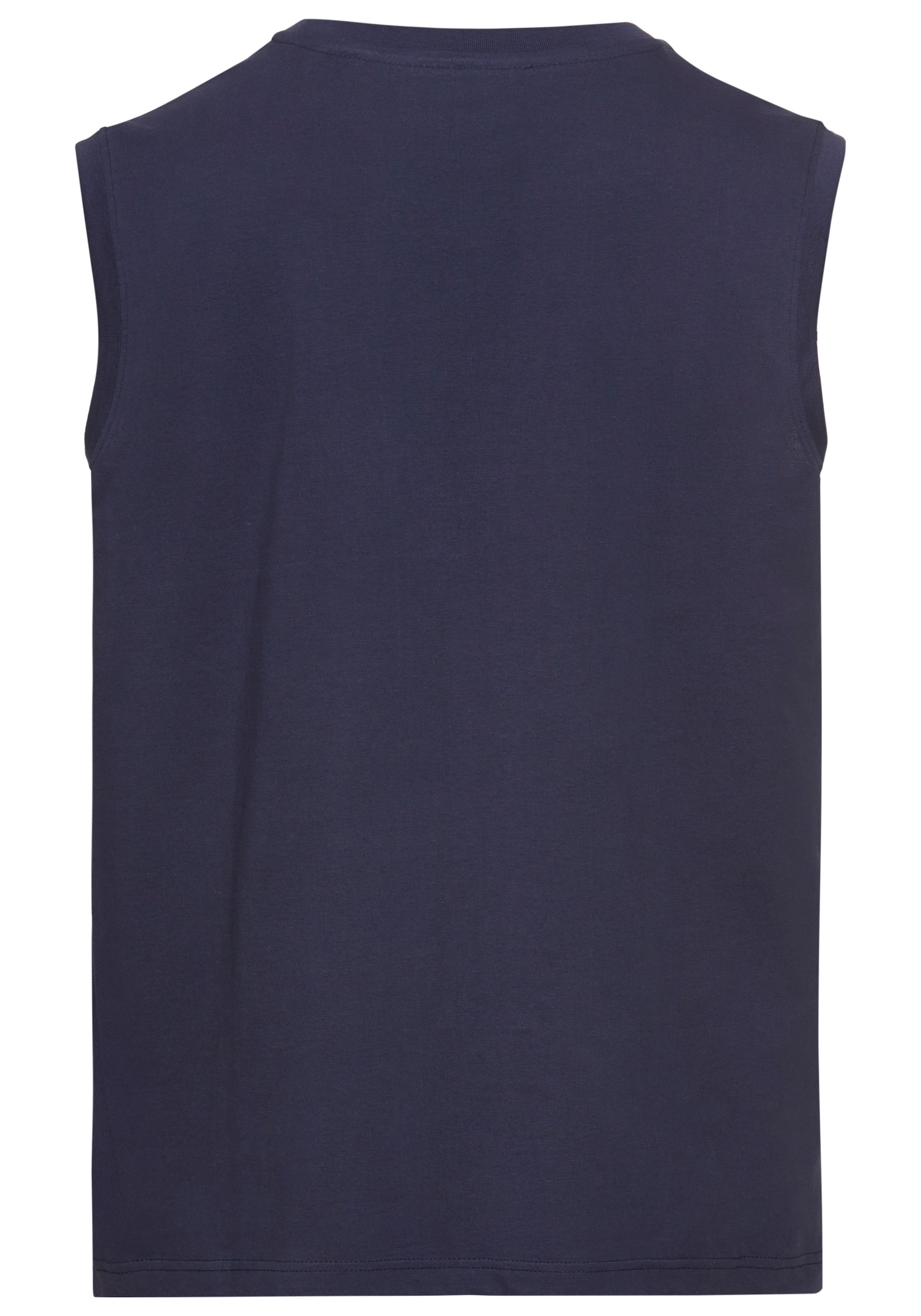 Man's World Muscleshirt, ohne Ärmel, bedruckt, Rundhalsausschnitt, aus Baumwolle
