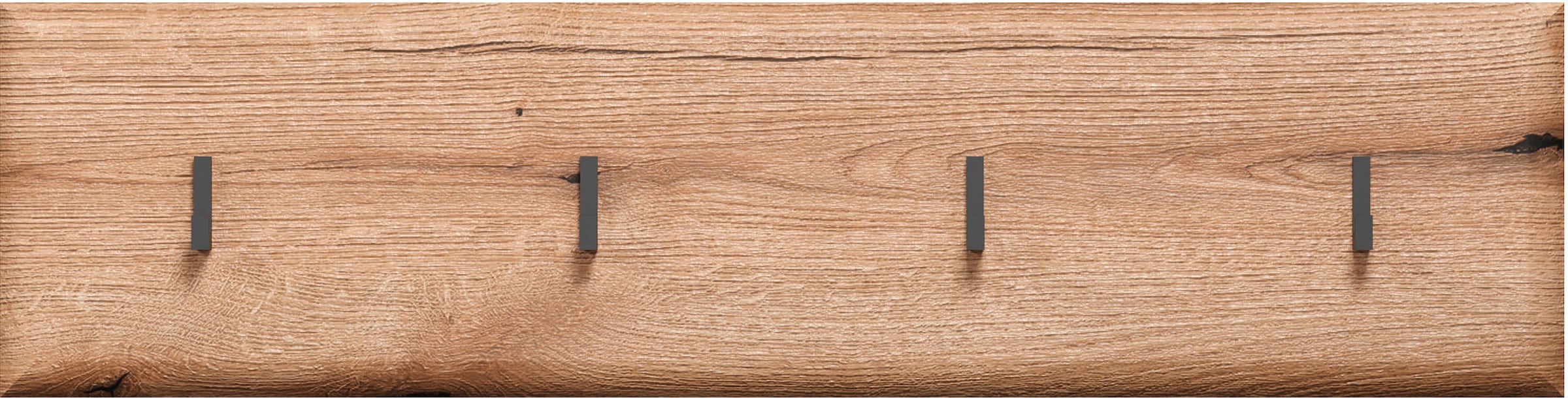 INOSIGN Wandboard »Graz«, (Packung, 1 St.), Masse (B/H/T in cm): (91/80/2) - Farbe: Weiss Hochglanz und Eiche