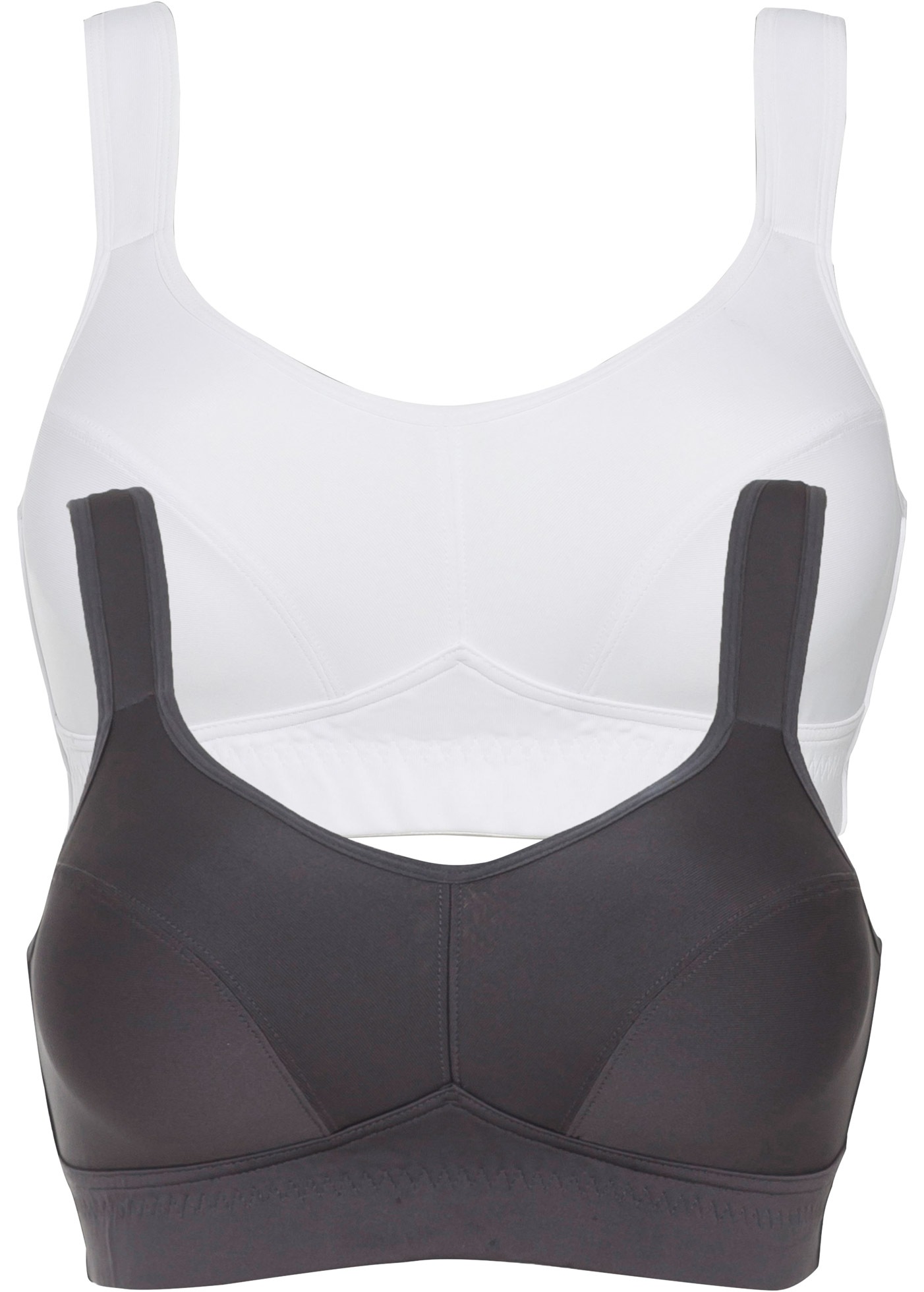 bonprix Sport-BH »Sport BH mit mittlerem Halt (2er Pack)« Packung, 2, 2 Stk. Sport BH mit mittlerem Halt (2er Pack)