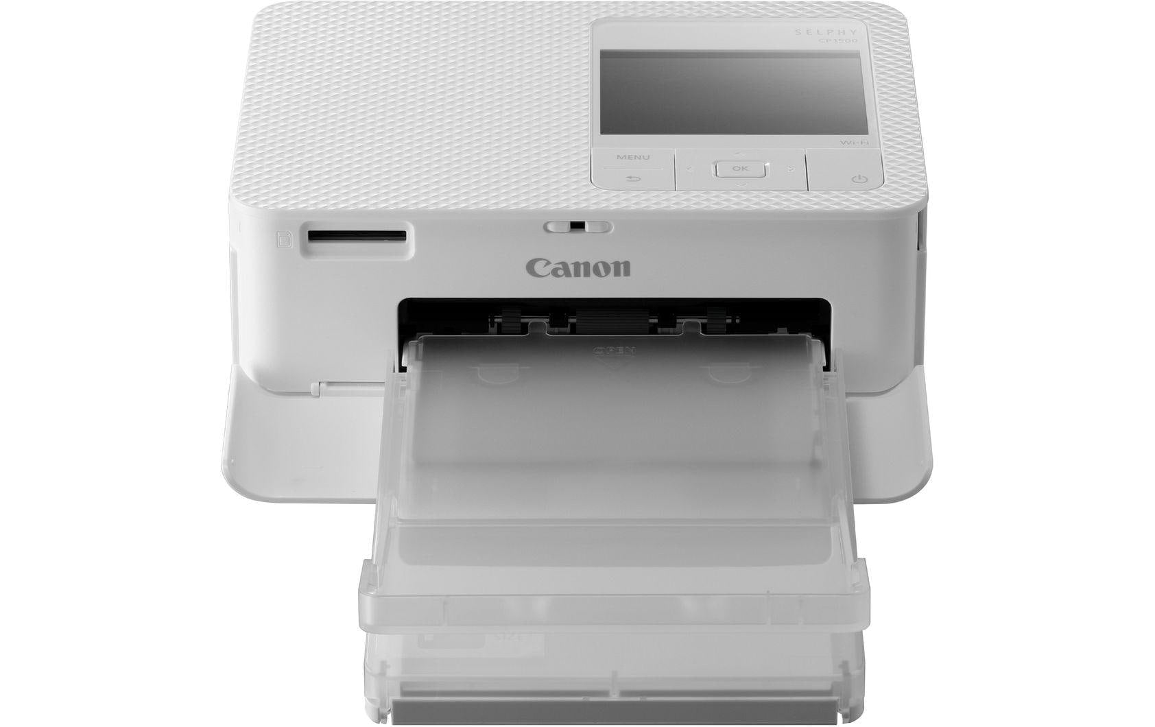 Canon Fotodrucker »Selphy CP1500 weiss, 300x300dpi,WLAN«