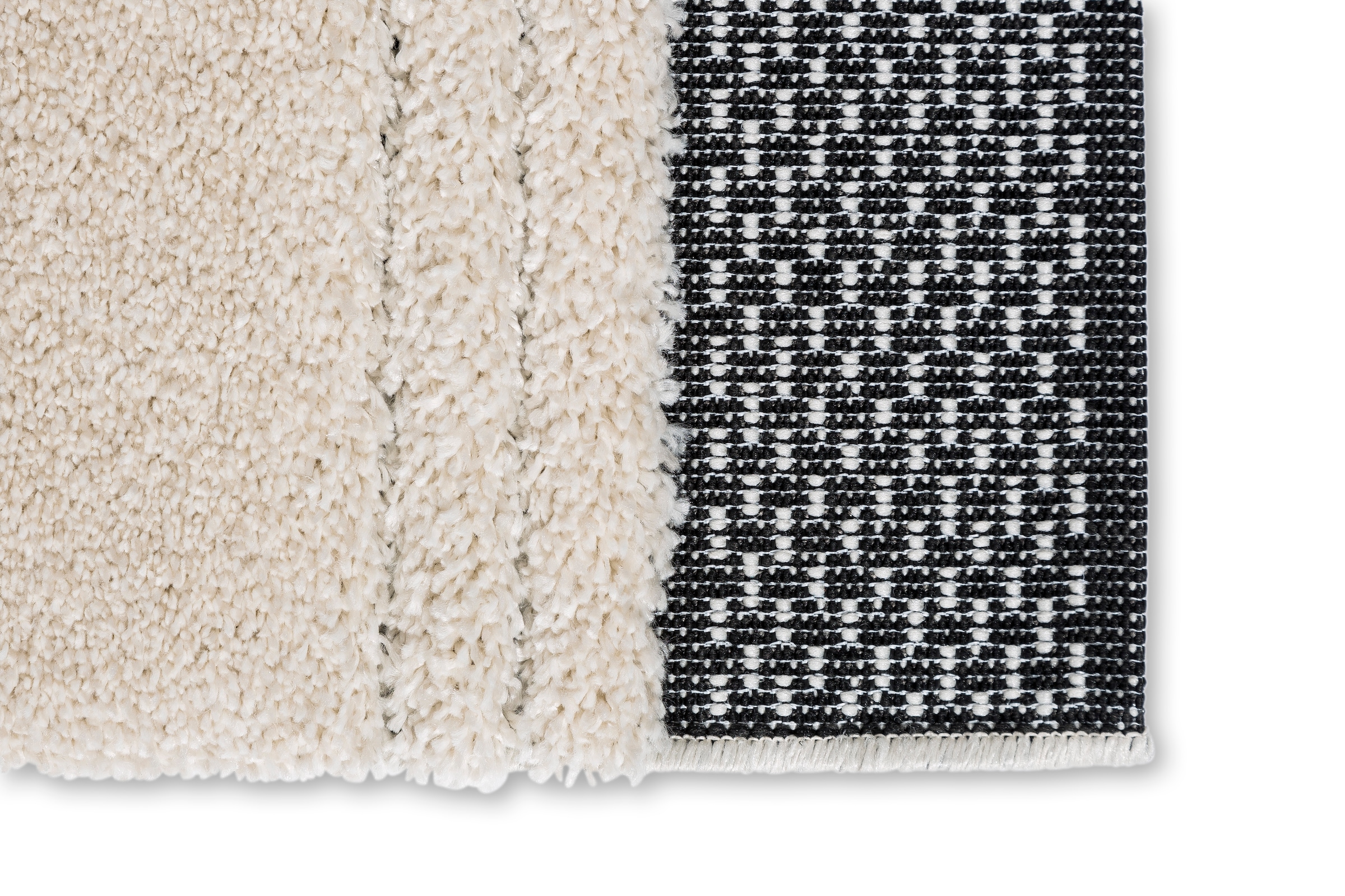 SCHÖNER WOHNEN-Kollektion Hochflor-Teppich »Winsome 6318-242«, rechteckig, 25 mm Höhe, Langflor, Hoch Tief Struktur, Wohnzimmer, Schöner Wohnen Kollektion