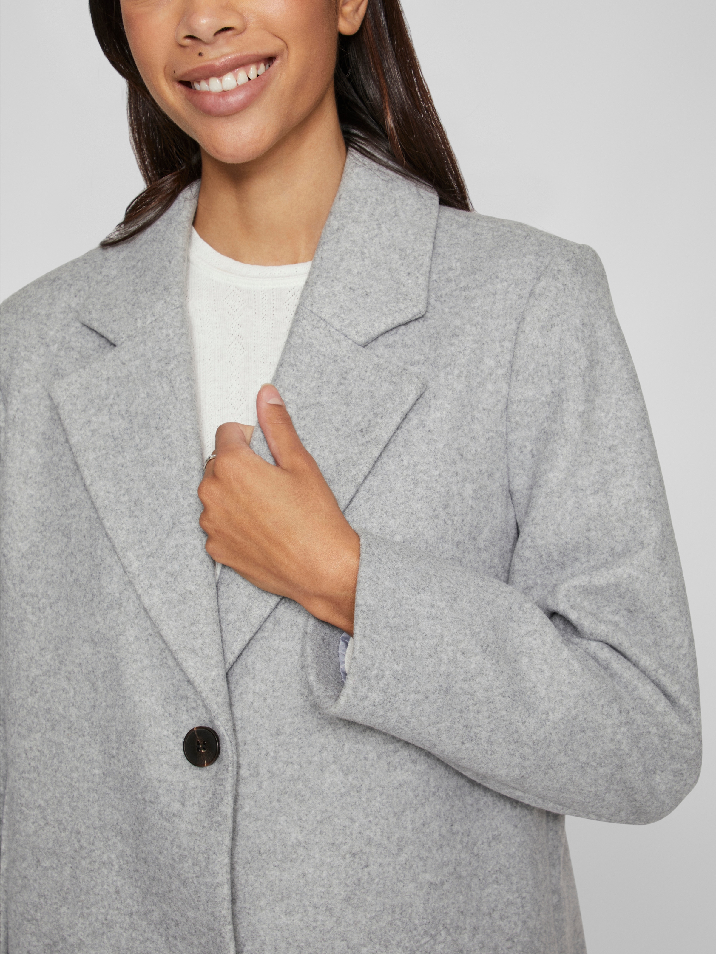 Vila Kurzmantel »VICLAUDIA BUTTON COAT - NOOS«