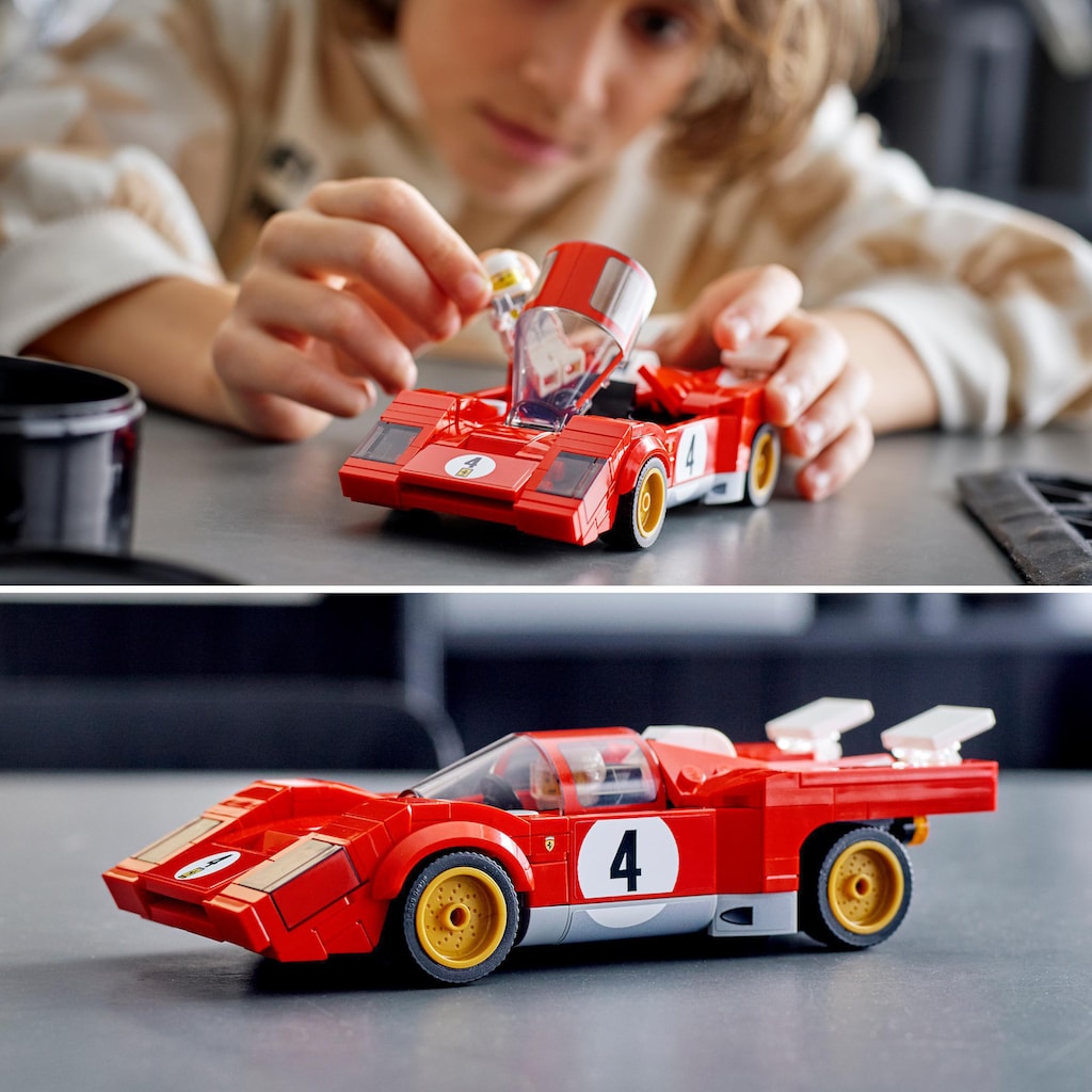 LEGO® Konstruktionsspielsteine »1970 Ferrari 512 M (76906), LEGO® Speed Champions«, (291 St.)