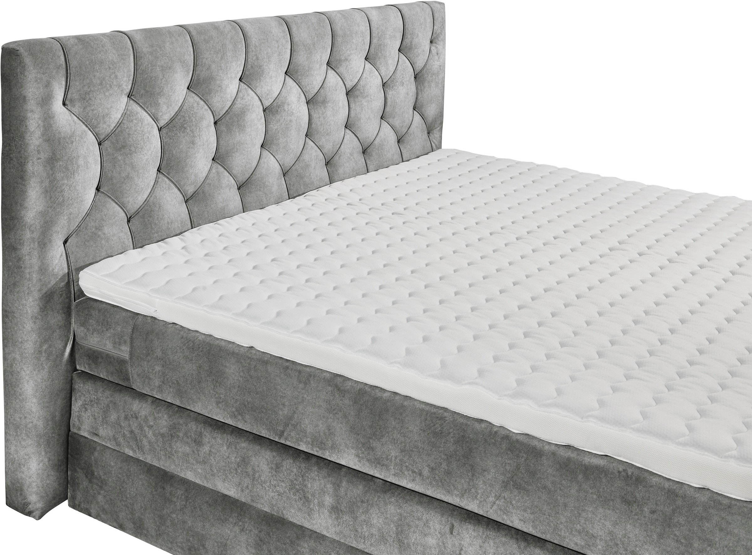 ED EXCITING DESIGN Boxspringbett Cashfield, inkl. einem Topper mit Klimaband und zwei Bettkästen (74)