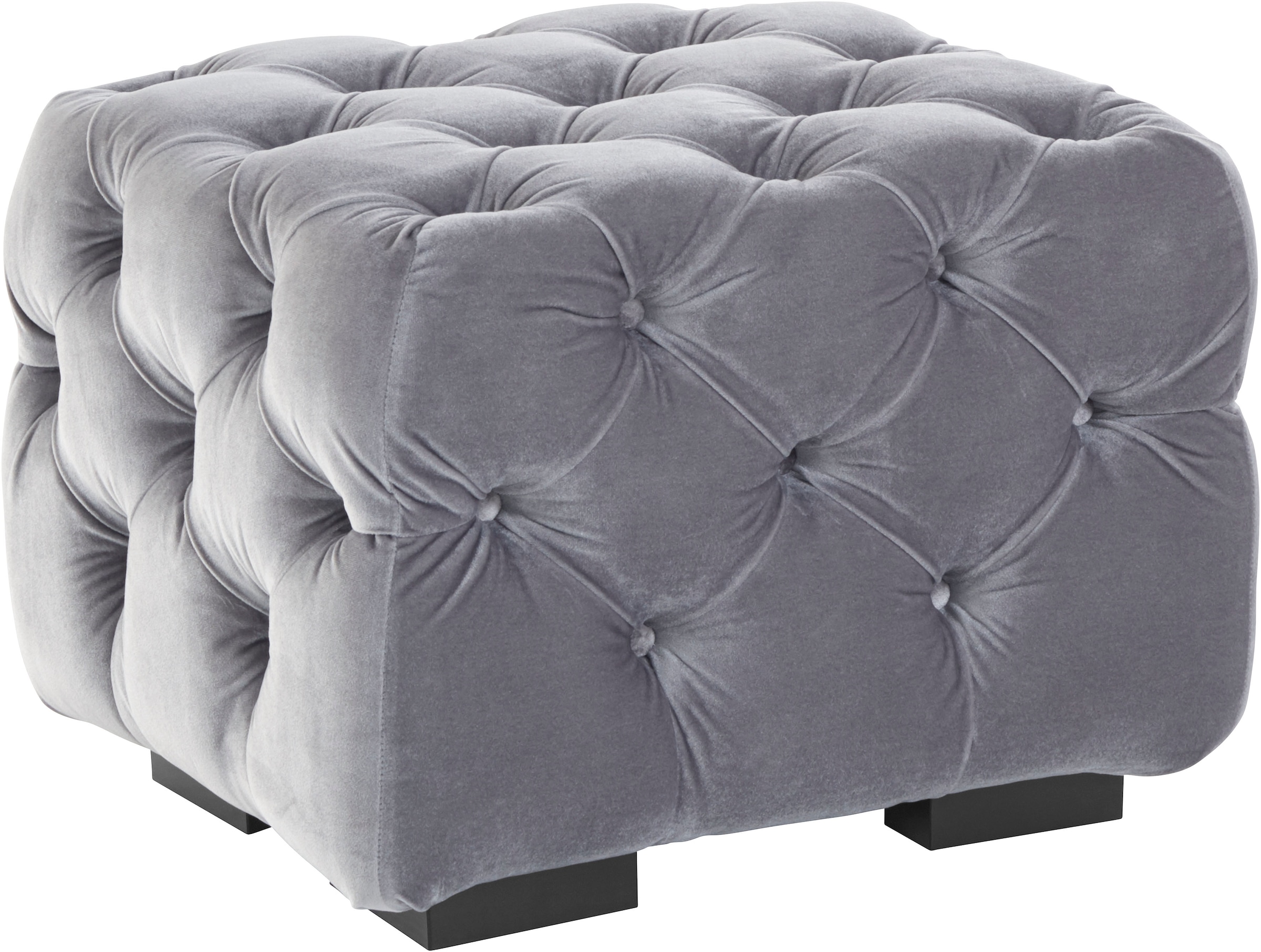 Home affaire Polsterhocker »Kalina«, mit klassischer Chesterfield-Knopfheftung, passend zur Serie "Kalina"