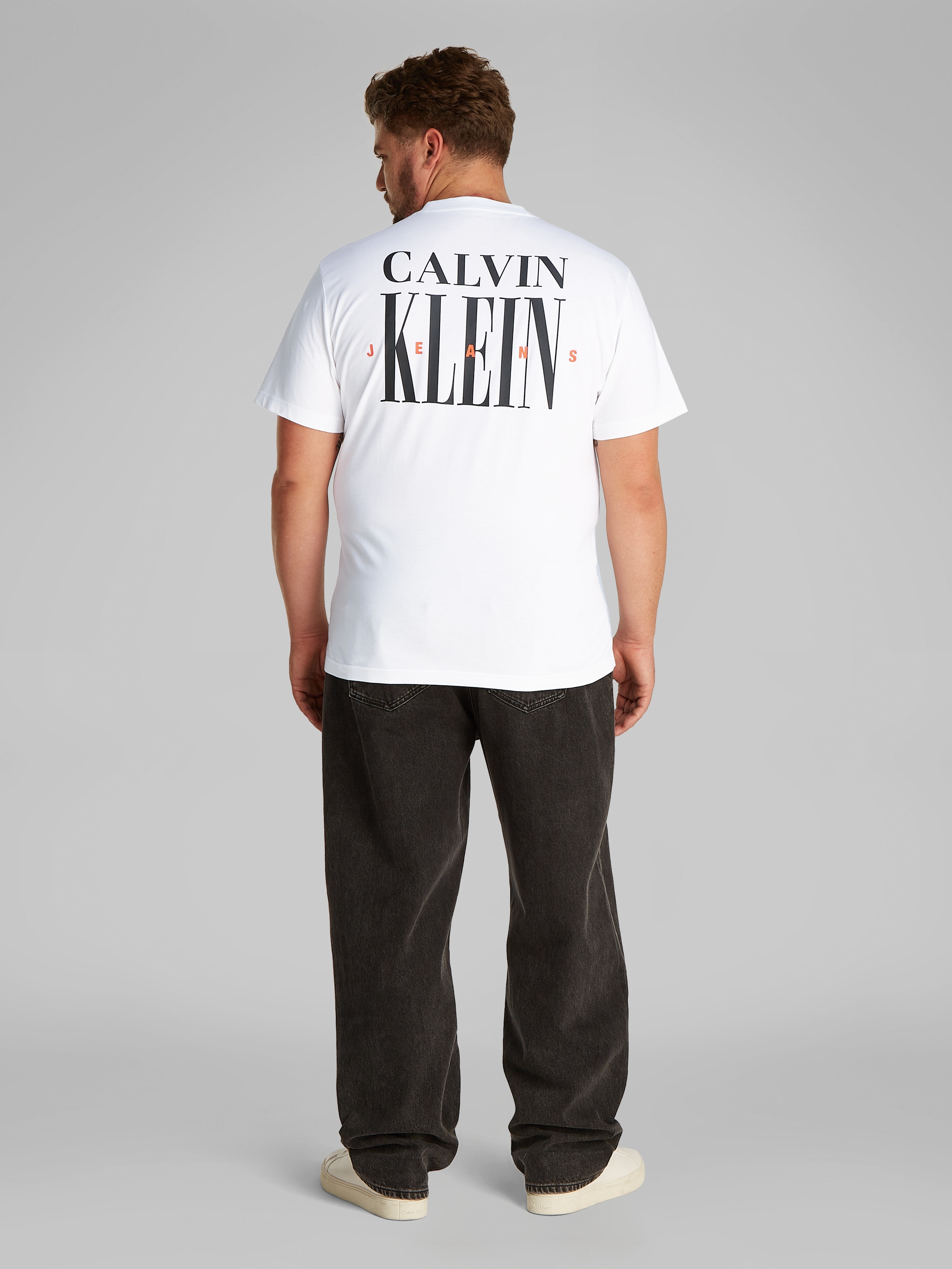 Calvin Klein Jeans Plus T-Shirt »PLUS SERIF FONT GRAPHIC TEE«, in grossen Grössen