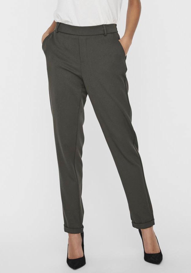 Vero Moda Anzughose »VMMAYA MR LOOSE SOLID PANT NOOS« knöchelfreie Form mit Saumaufschlag
