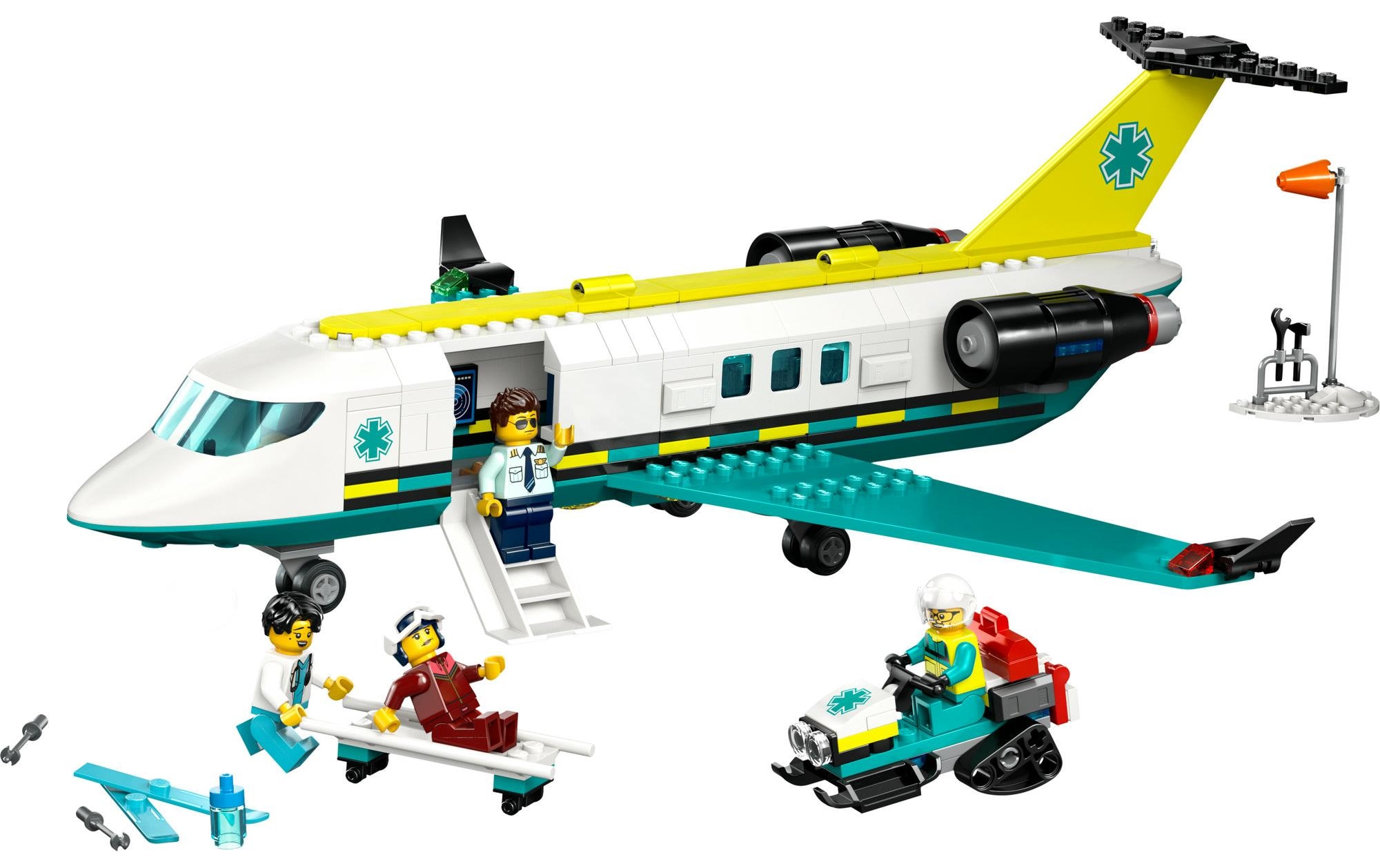 LEGO® Spielbausteine »City Notfallrettungsflugzeug 60465«, (403 St.)