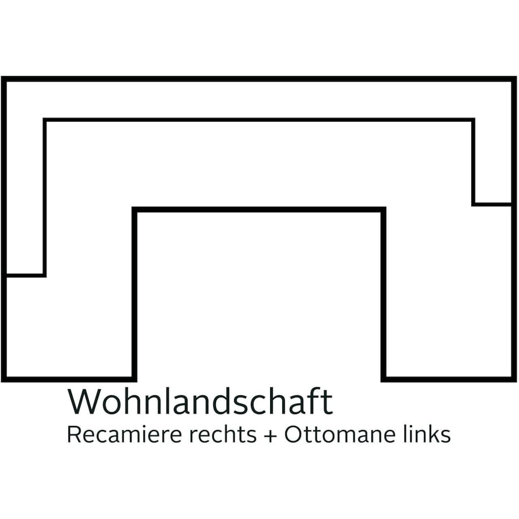 Home affaire Wohnlandschaft »Lasse U-Form«