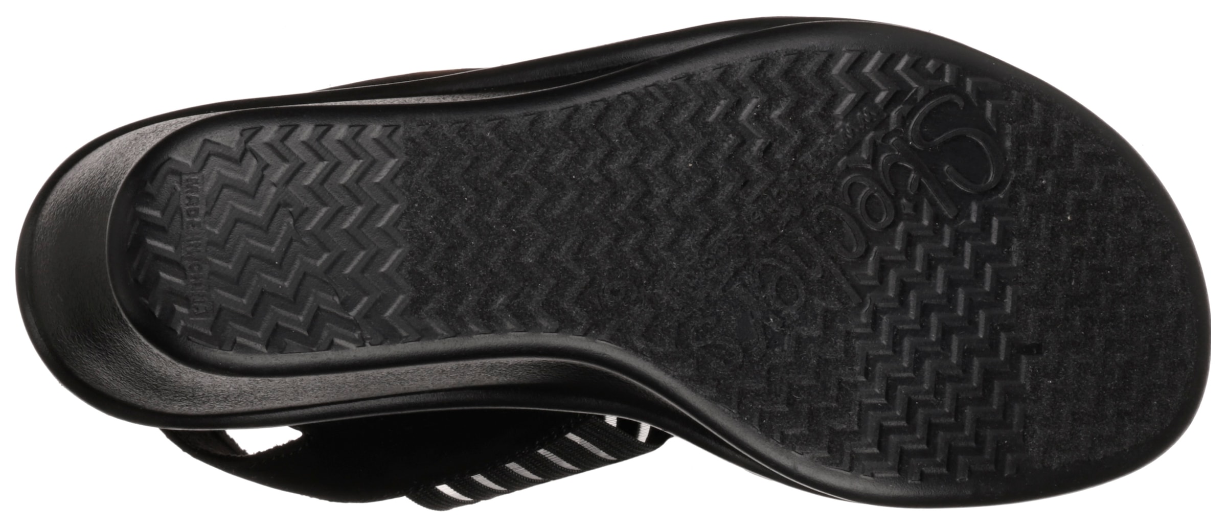 Skechers Keilsandalette »RUMBLERS-SOLAR BURST«, Sommerschuh, Sandale, Keilabsatz, mit Memory Foam