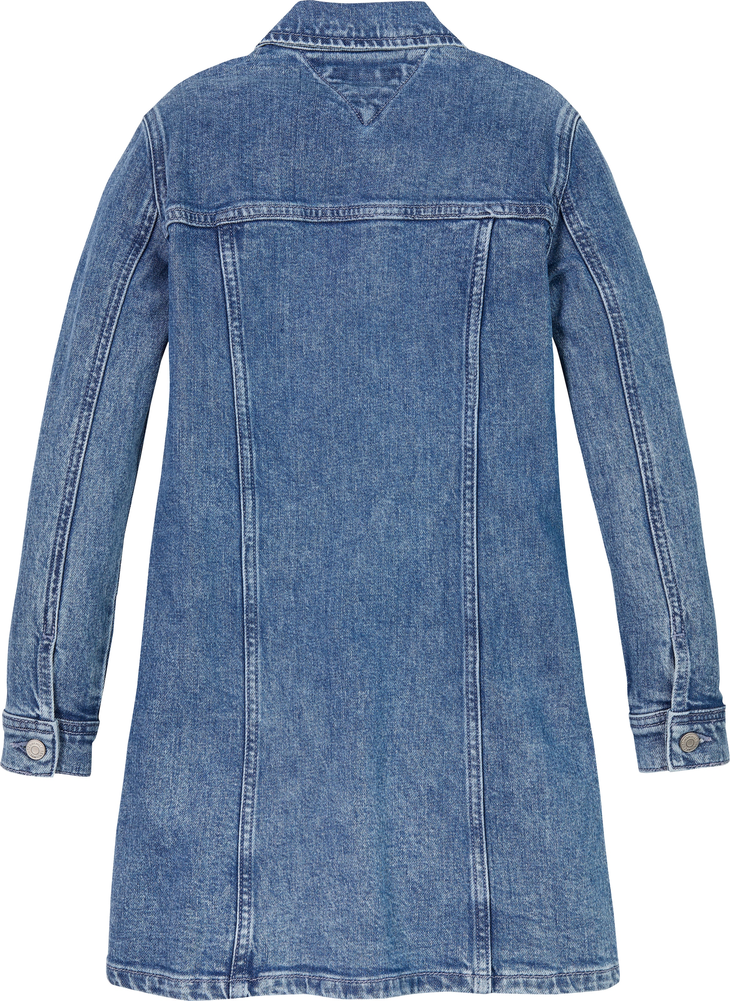 Tommy Hilfiger Jeanskleid »DENIM DRESS LS«, mit Brusttaschen, in blauer Waschung