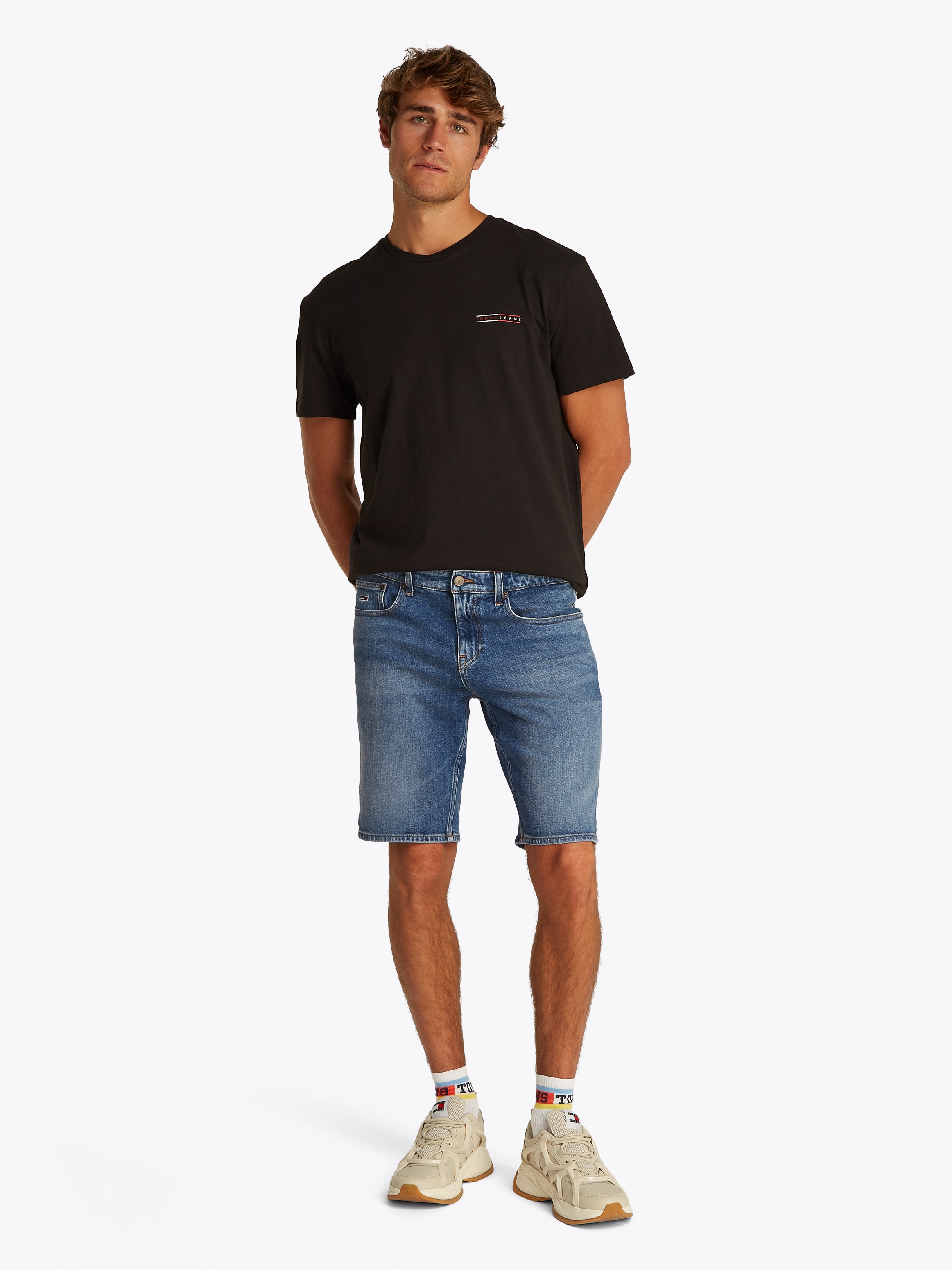Tommy Jeans Jeansshorts »SCANTON SHORT«, Mit Gürtelschlaufen