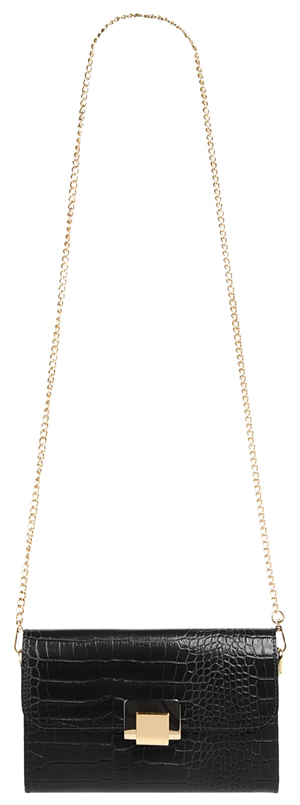 Cluty Abendtasche, echt Leder, Made in Italy