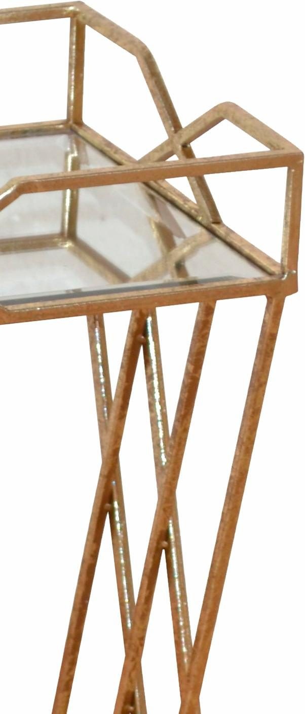 Home affaire Beistelltisch mit hochwertiger Spiegelglasplatte