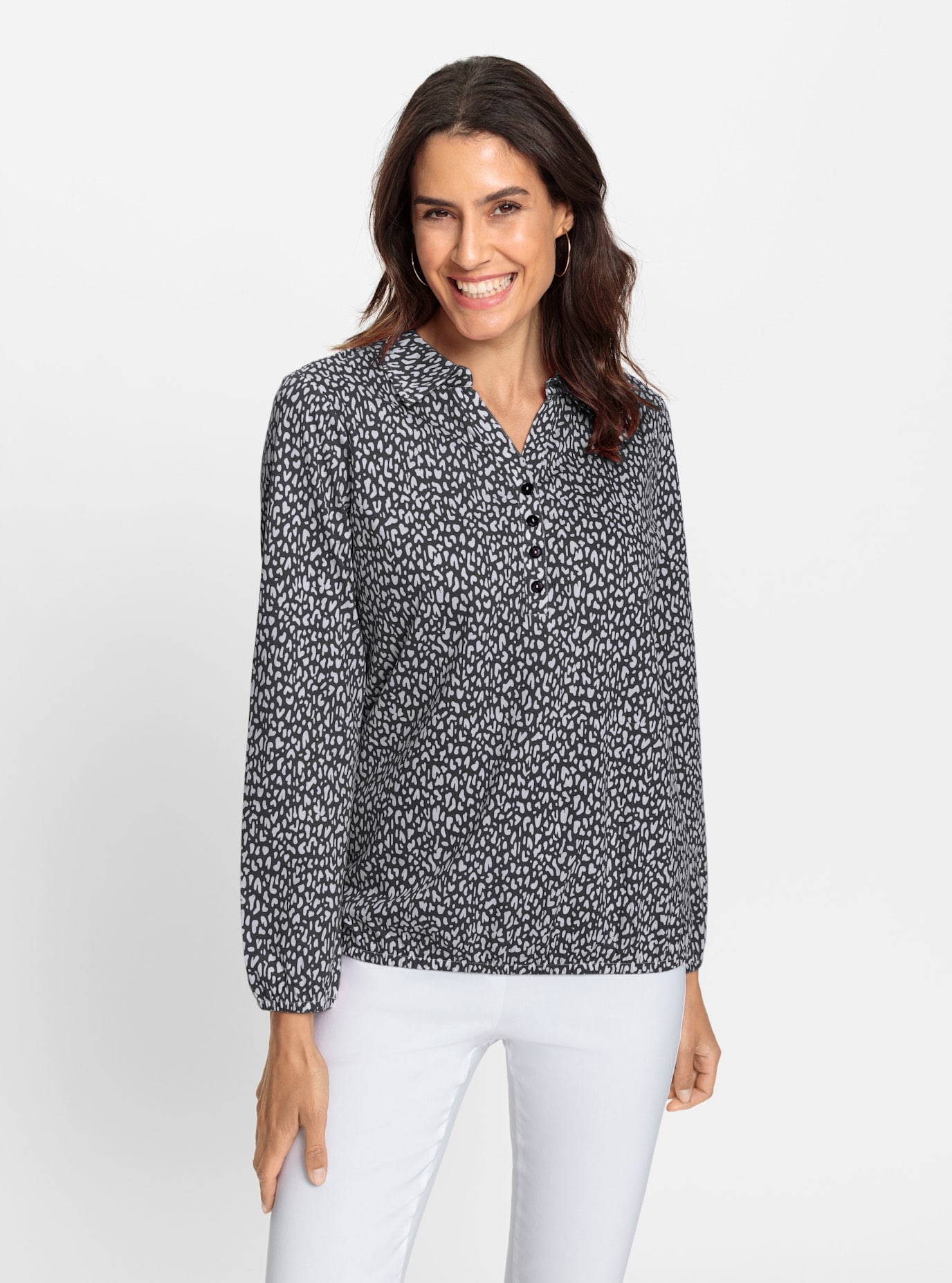 Inspirationen Poloshirt »Langarm-Shirt« 1 Stk.