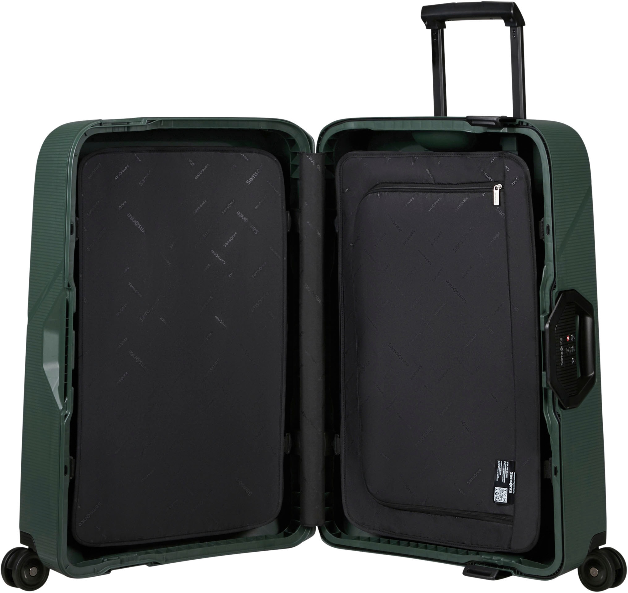 Samsonite Hartschalen-Trolley »MAGNUM ECO forest green, 69 cm«, 4 Rollen, aus recyceltem Material; Made in Europe