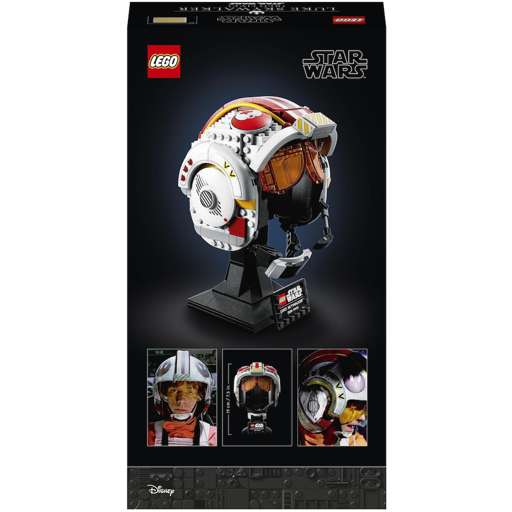 LEGO® Konstruktionsspielsteine »Helm von Luke Skywalker™ (Rot Fünf) (75327), LEGO® Star Wars™«, (675 St.)