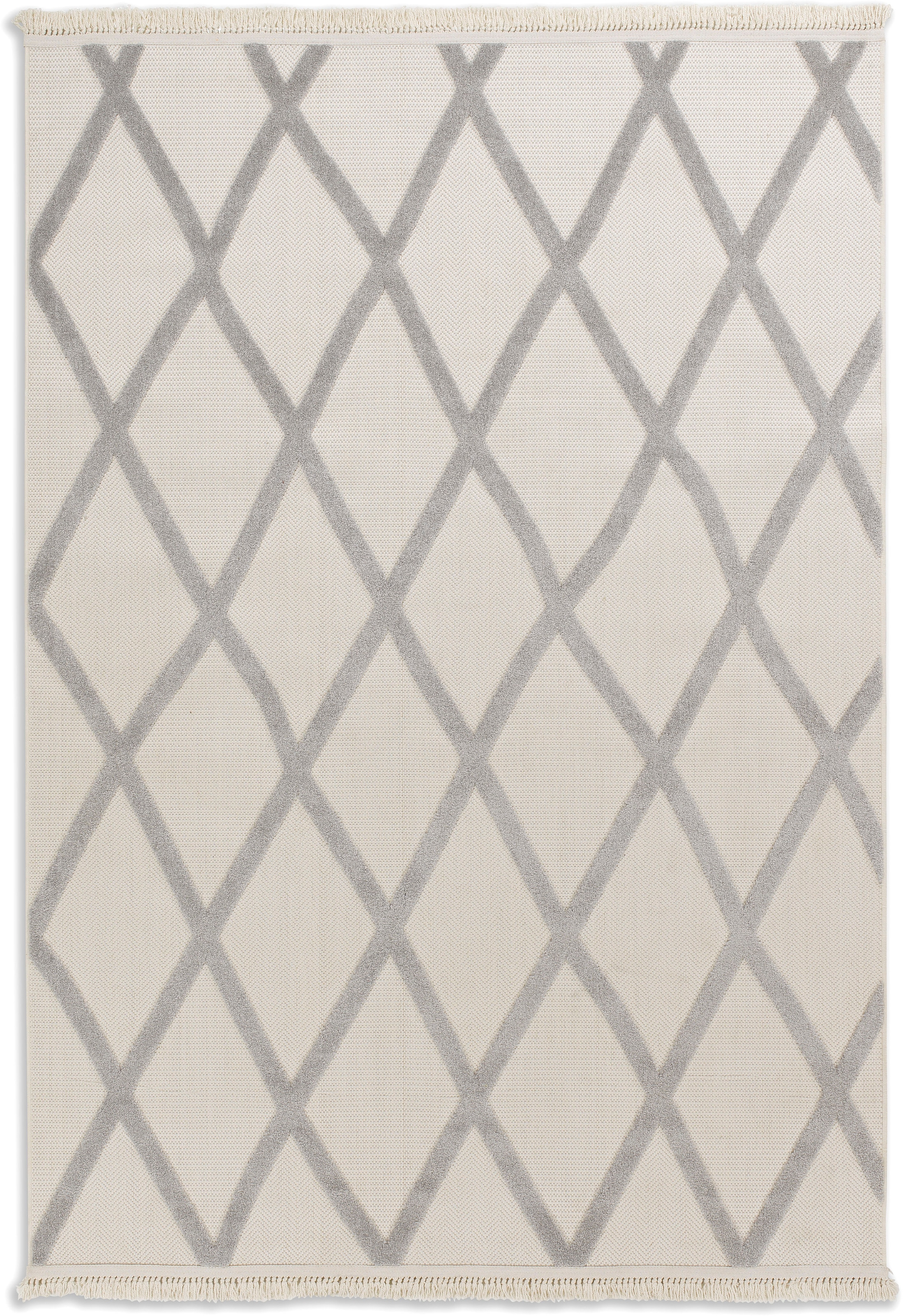 SCHÖNER WOHNEN-Kollektion Teppich »Summer 6352«, rechteckig, 6 mm Höhe, In- und Outdoor geeignet, Hoch Tief Struktur, Robuster Teppich