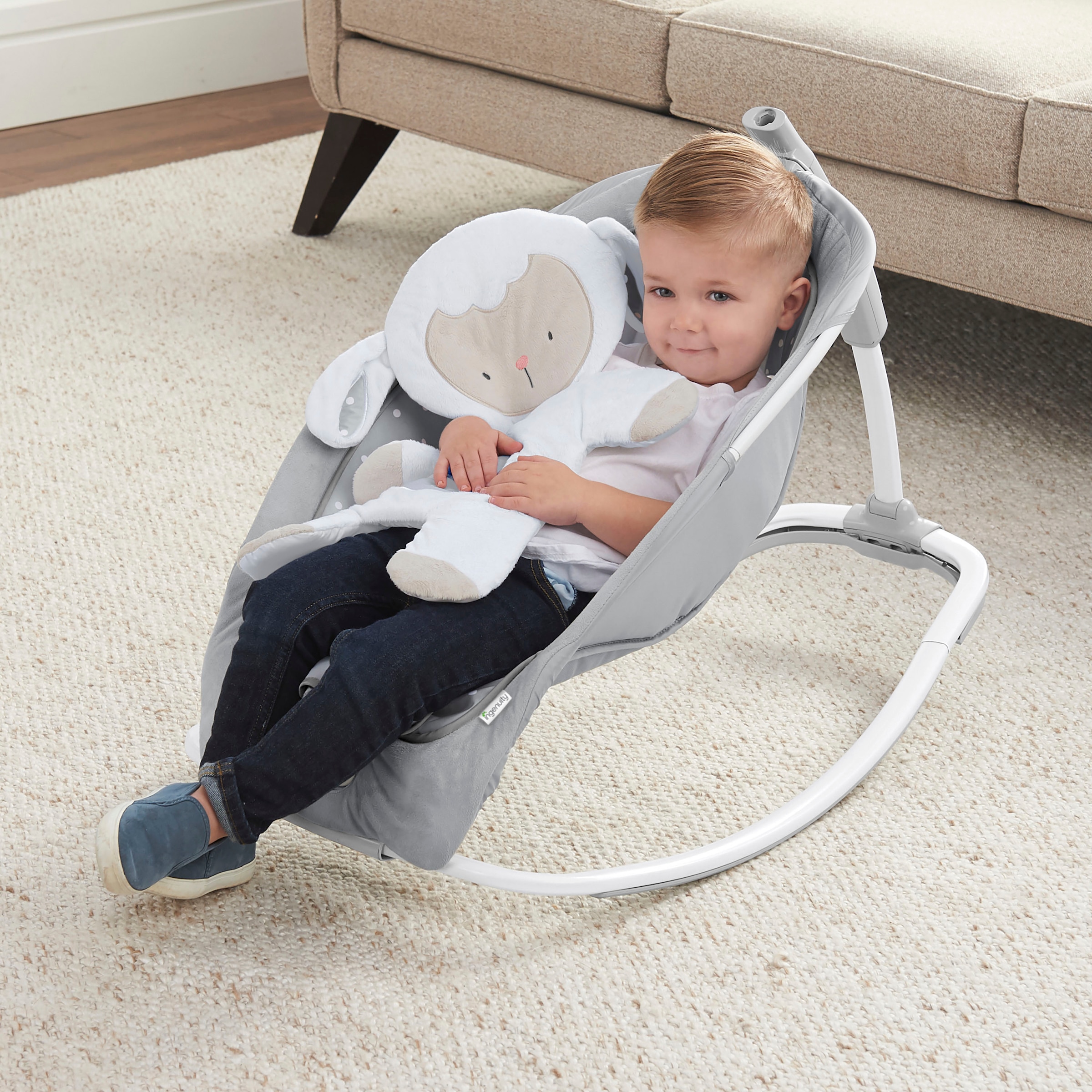 ingenuity Babywippe »Cuddle Lamb«, bis 18 kg, mit Vibration und Melodien