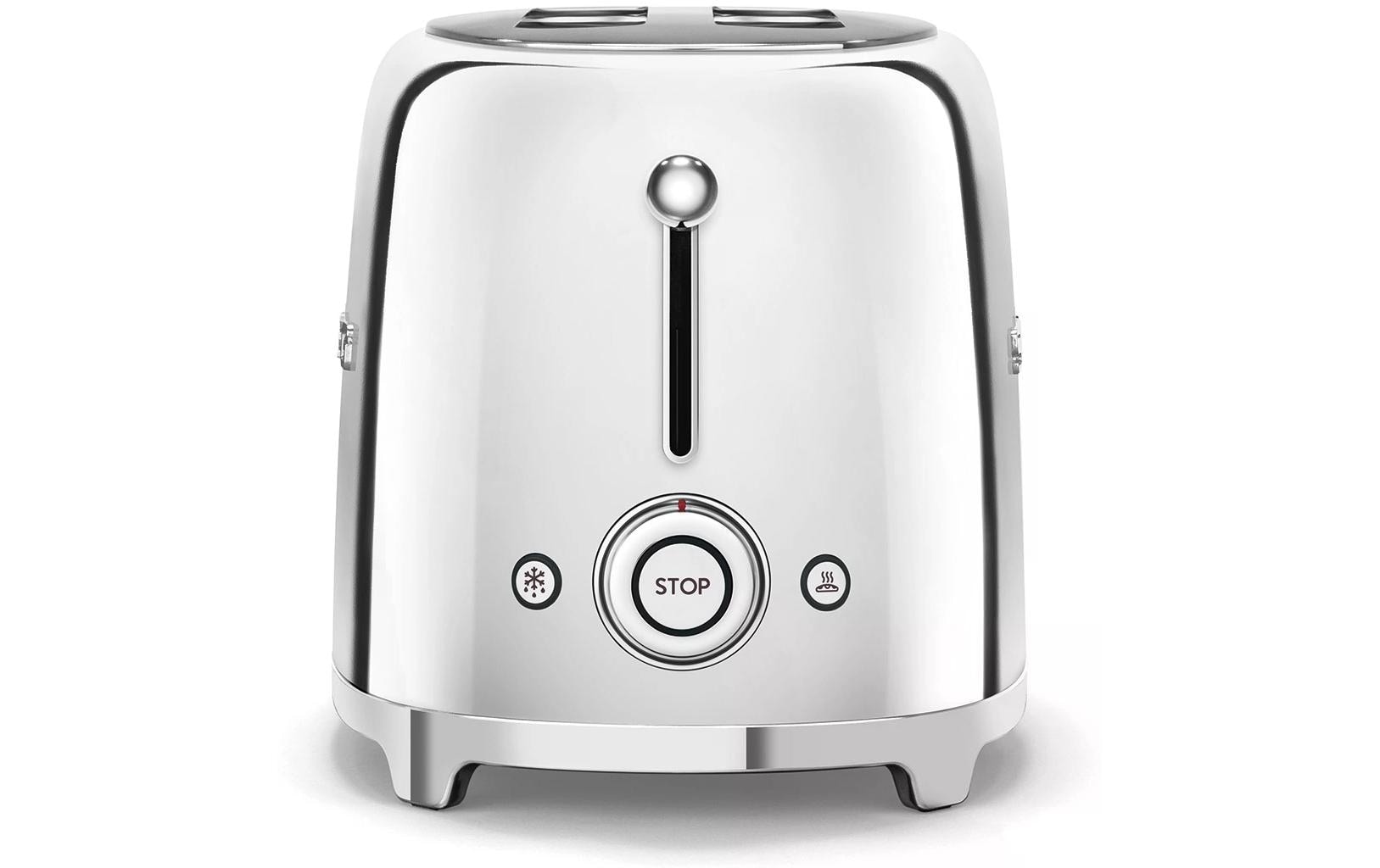 Smeg Toaster »50'S Retro Style TSF01SSEU Metall«, für 2 Scheiben