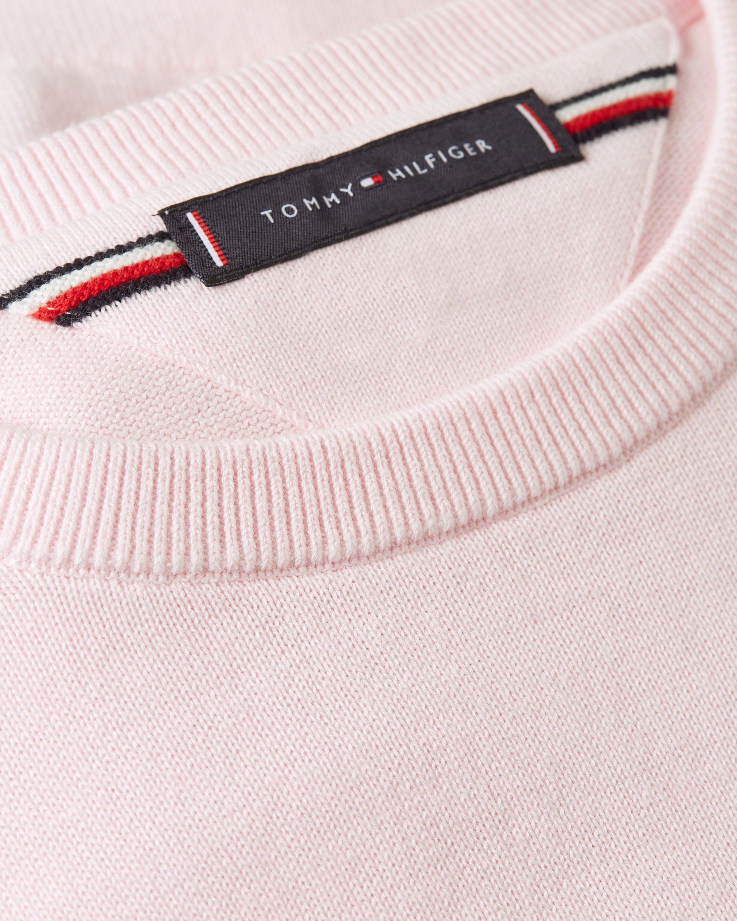 Tommy Hilfiger Rundhalspullover »ESSENTIAL COTTON CREW NECK«, 100% Baumwolle Crewneck Regular Fit Premium Mode