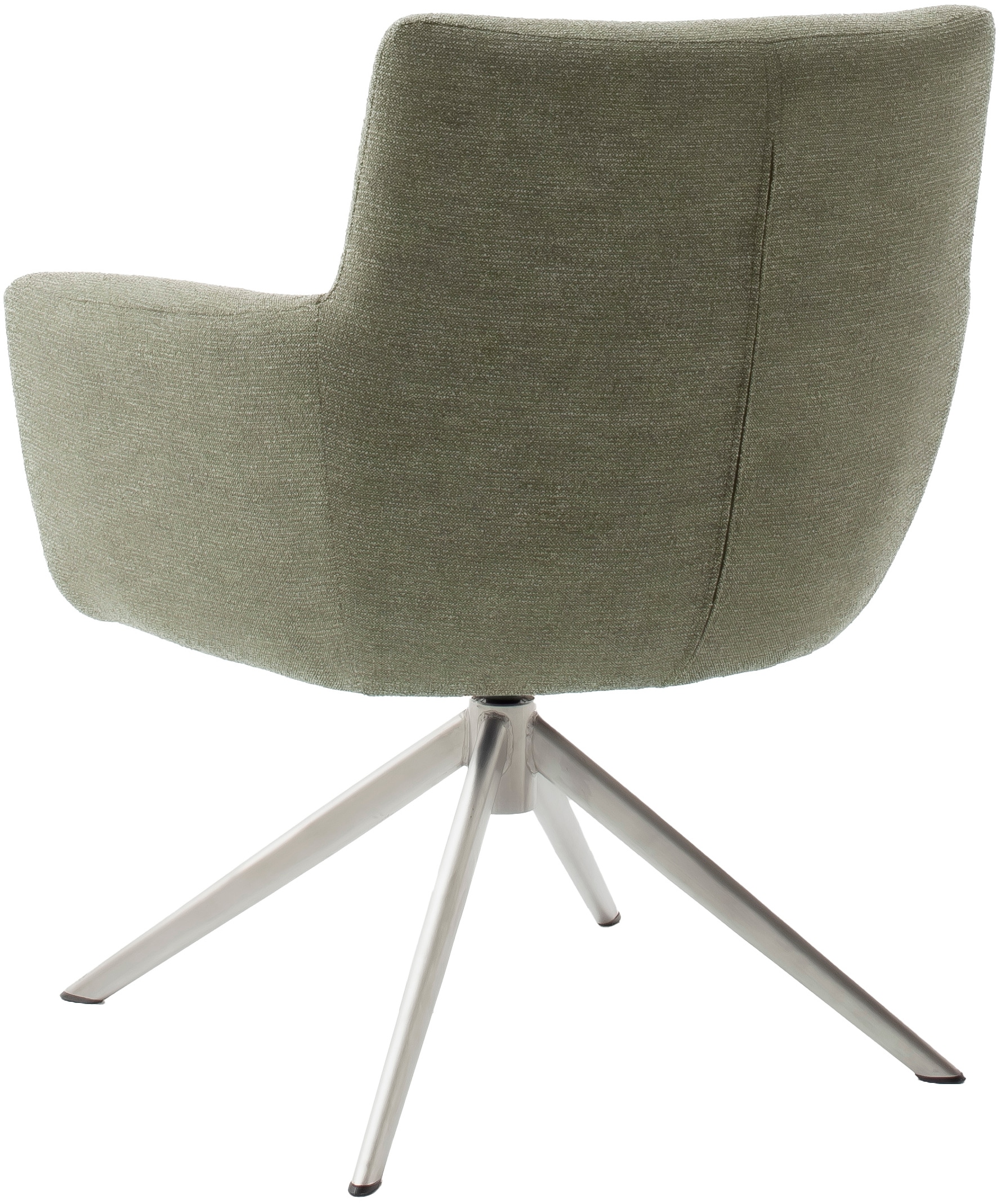 MCA furniture 4-Fussstuhl »WILSON Esszimmerstuhl, Armlehnstuhl, Polsterstuhl, modern«, (Set), 2 St., Flachgewebe, Stuhl, Armlehnenstuhl, drehbar, Taschenfederkern, belastbar 160 kg,XXL