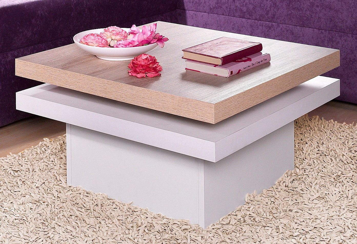 PRO Line Couchtisch, Tischplatten, Holz, 2 | Tischplatte Funktion, mit drehbar shoppen Jelmoli-Versand 1 aus online