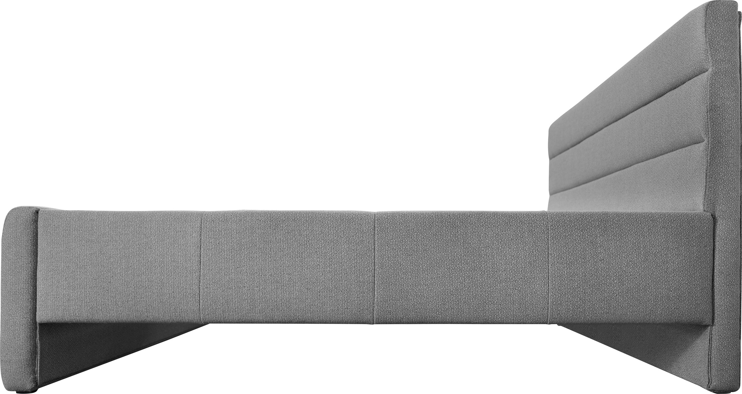 GOODproduct Polsterbett »Merrit«, Quernaht im Kopf- und Fussteil, in 5 Breiten, auch in 220 cm Länge