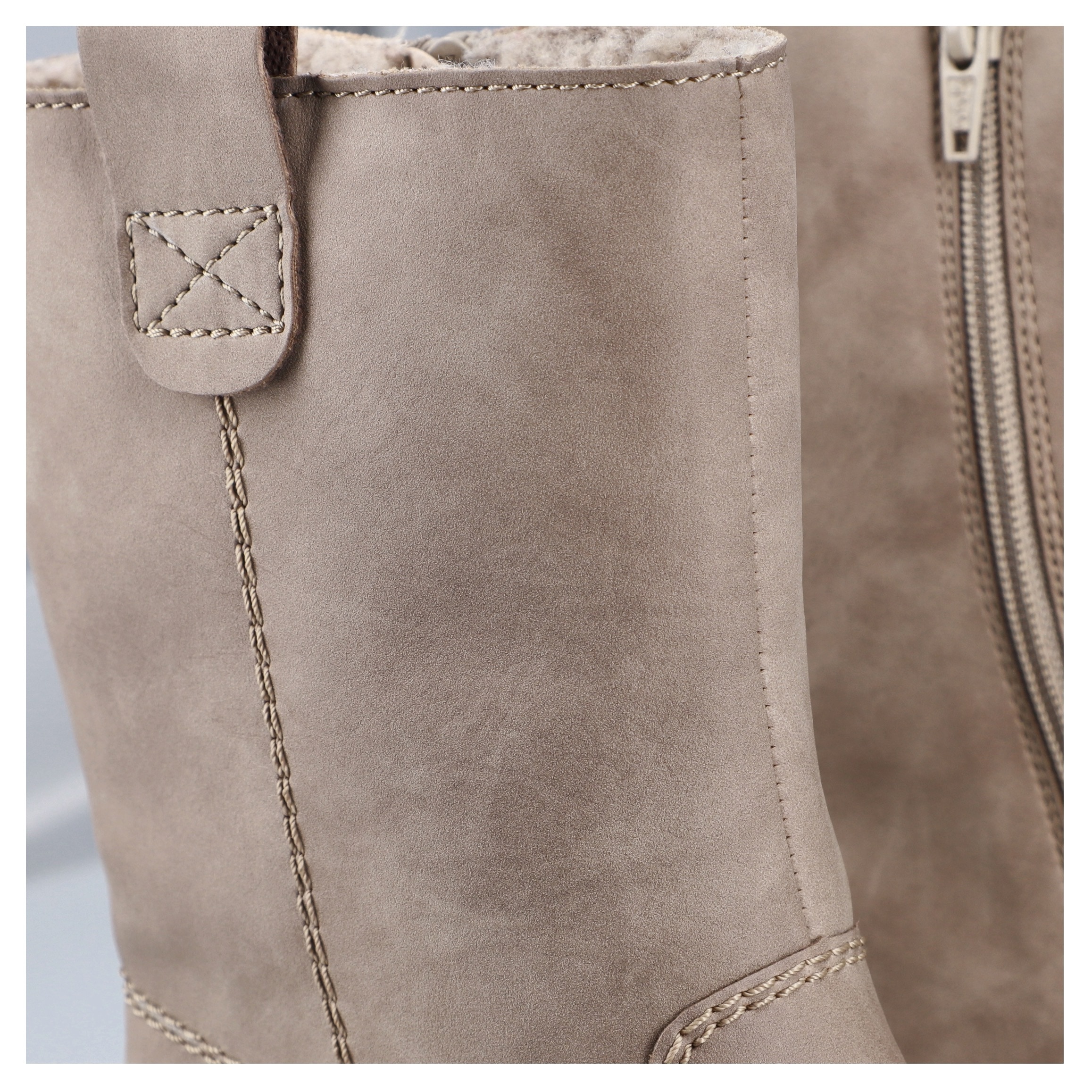 Rieker Winterstiefelette, Winterboots, Profilsohle, mit Innenreissverschluss