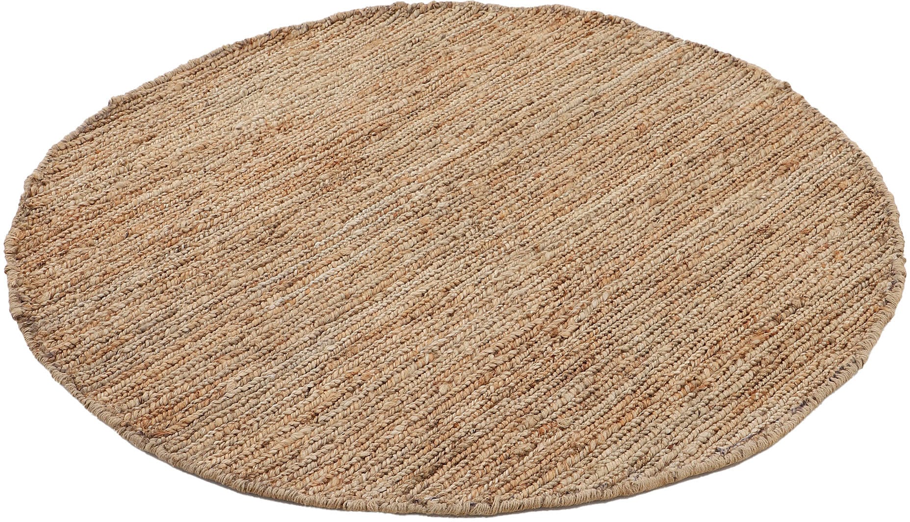 carpetfine Teppich »Nala Juteteppich Naturfaser«, rund, 9 mm Höhe, wendbar, aus 100% Jute, in vielen Grössen und Formen, quadratisch, rund