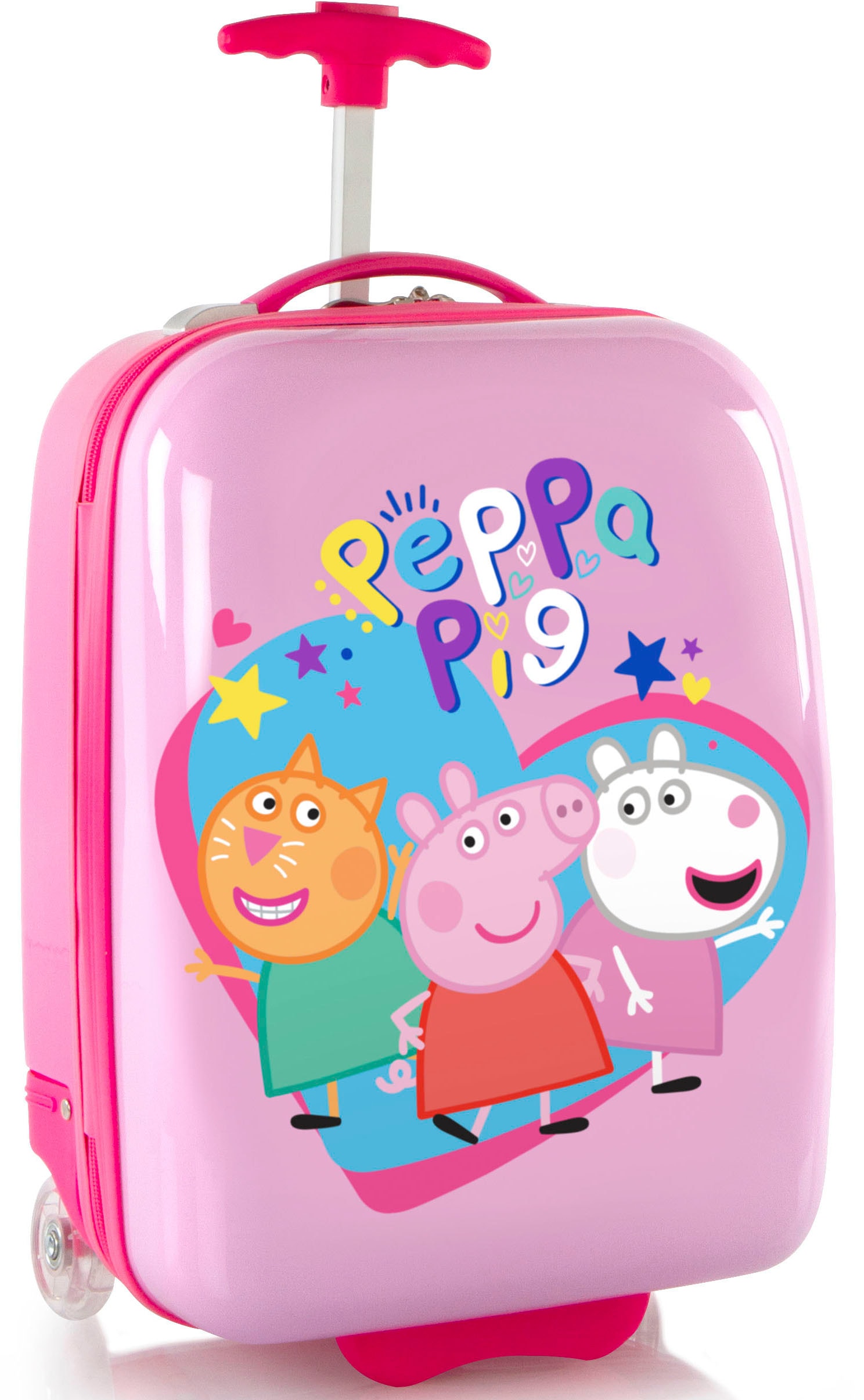 Heys Kinderkoffer »Peppa Pig rosa, 46 cm«, 2 Rollen, Heys x Joachim Llambi Kindertrolley...