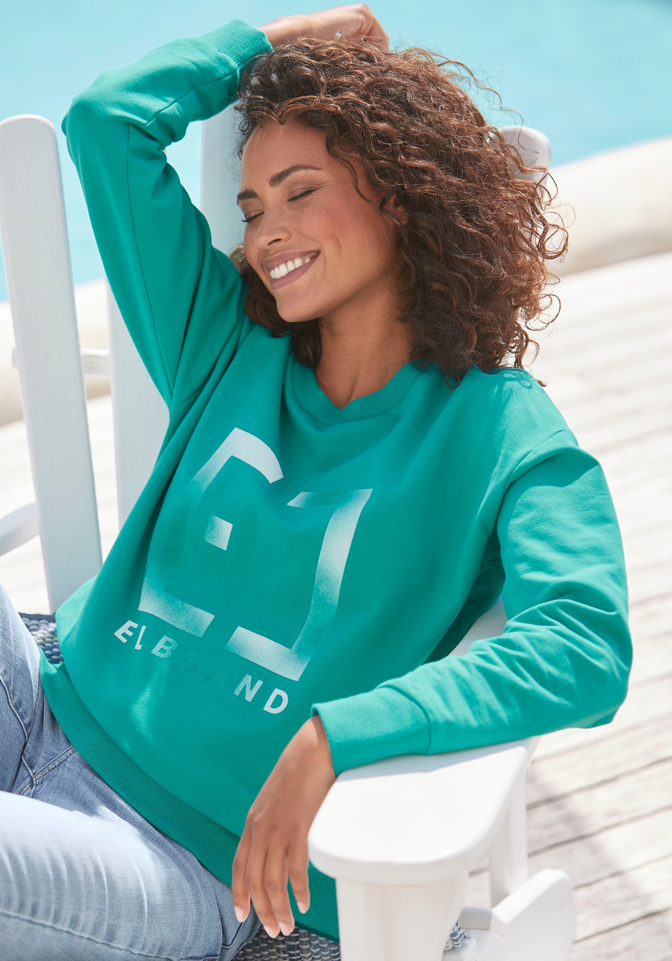 Elbsand Sweatshirt »Fionni«, mit grossem Logoprint online shoppen bei  Jelmoli-Versand Schweiz