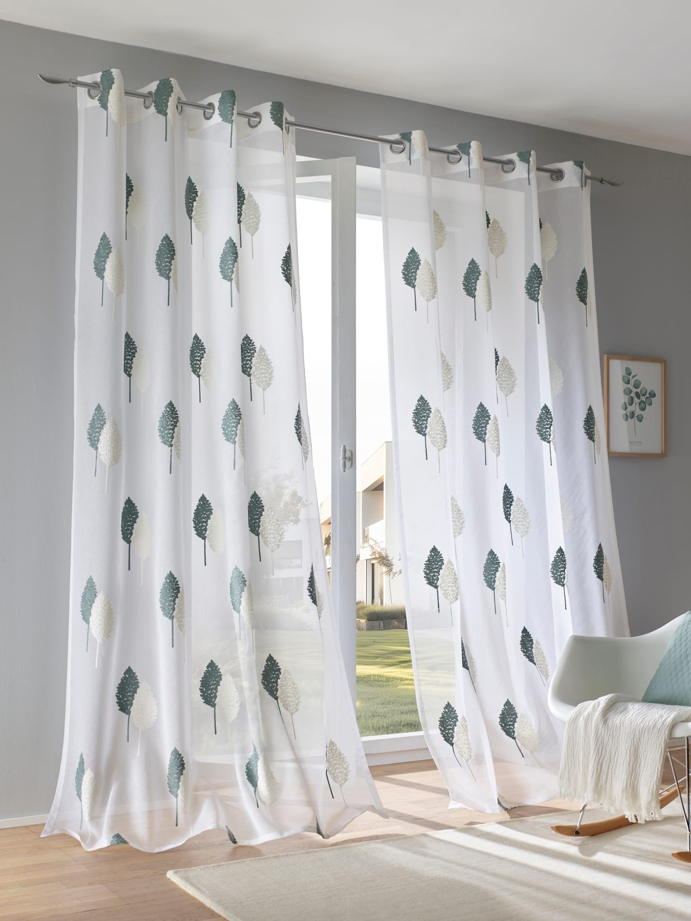 heine home Gardine Ösen 1 Stk. tlg.