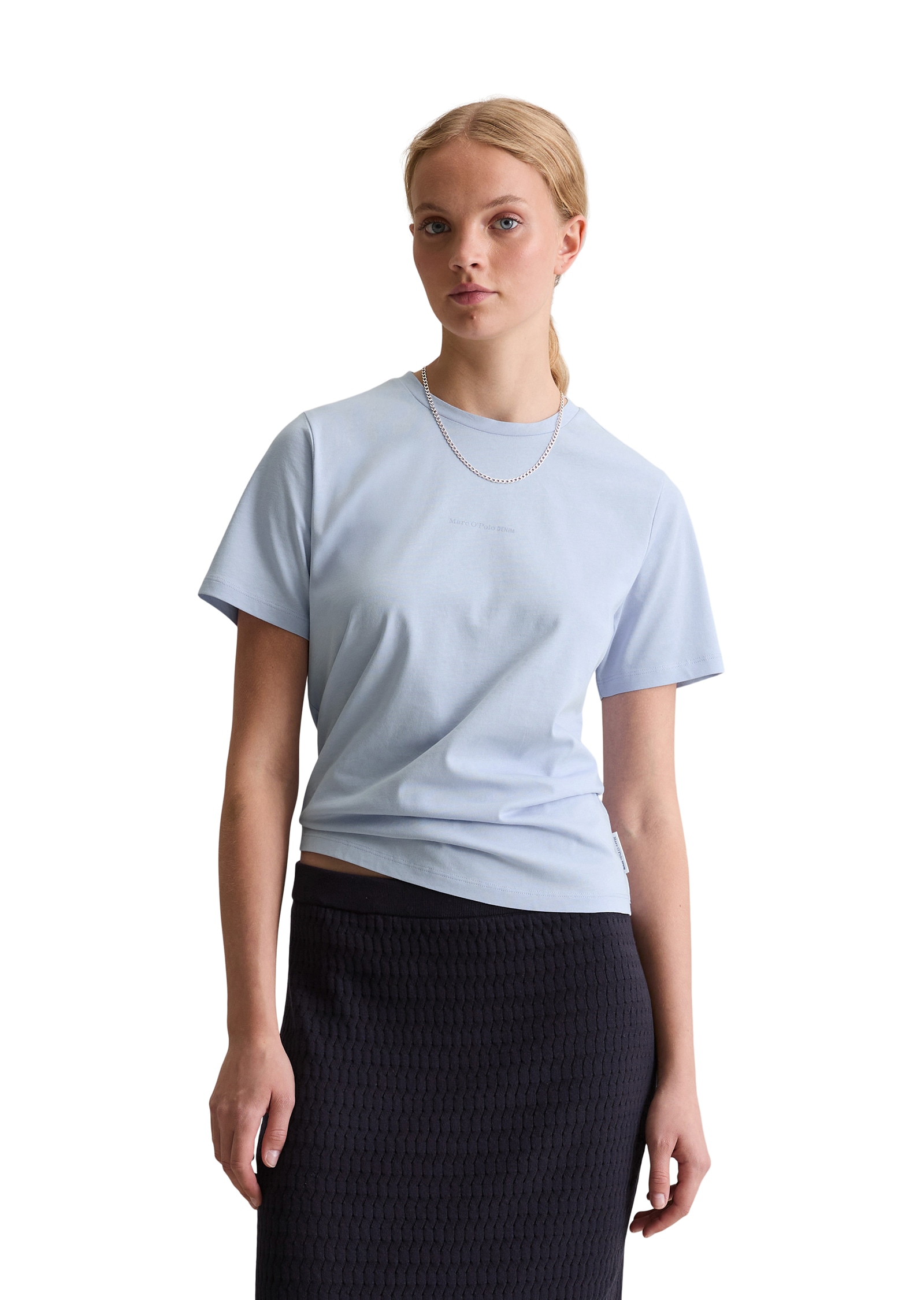 Marc O'Polo DENIM T-Shirt Basic, kleiner Markenprint, reugular fit
